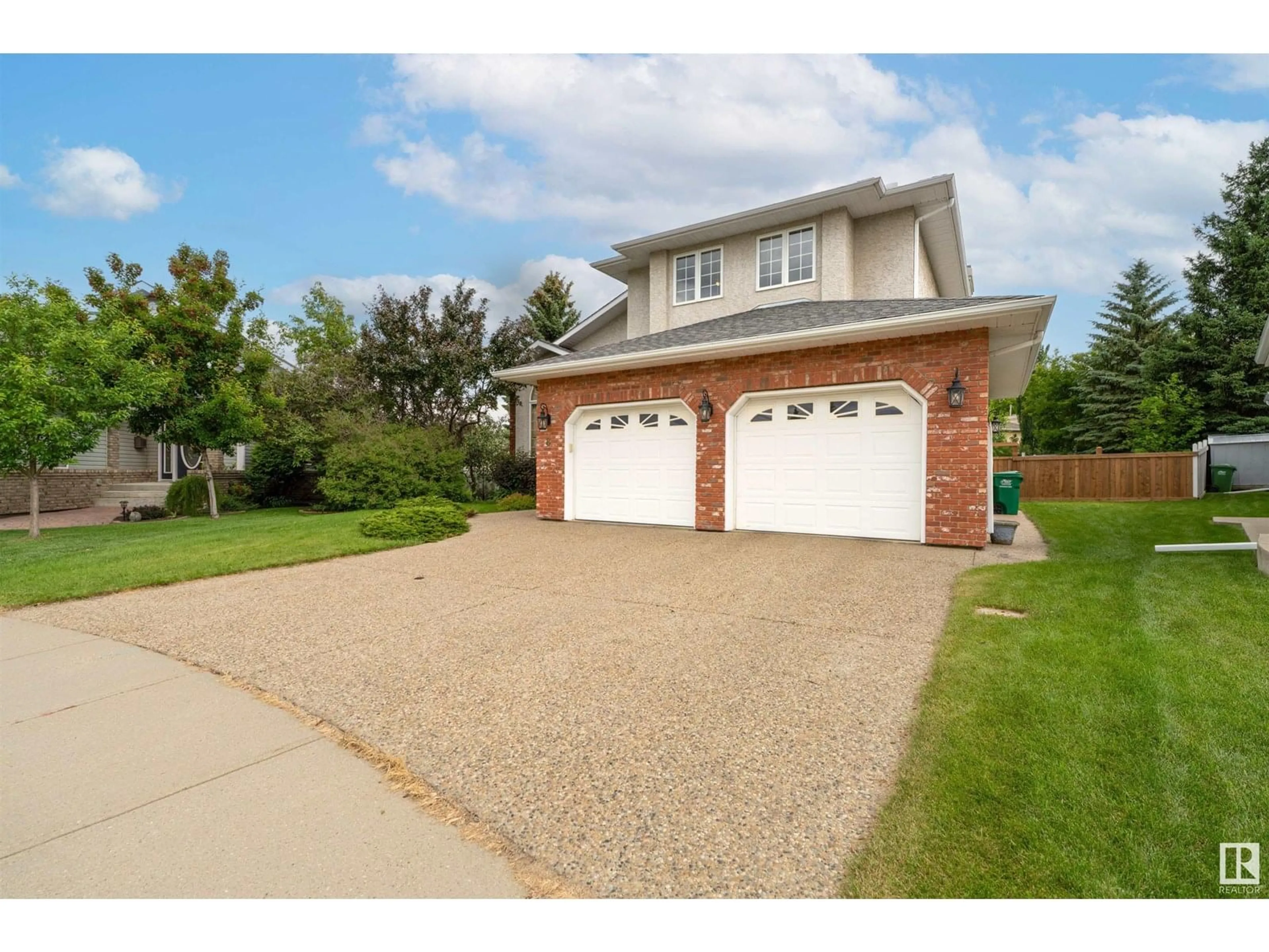 Home with brick exterior material, street for 8 KINGSBRIDGE CL, St. Albert Alberta T8N5W7