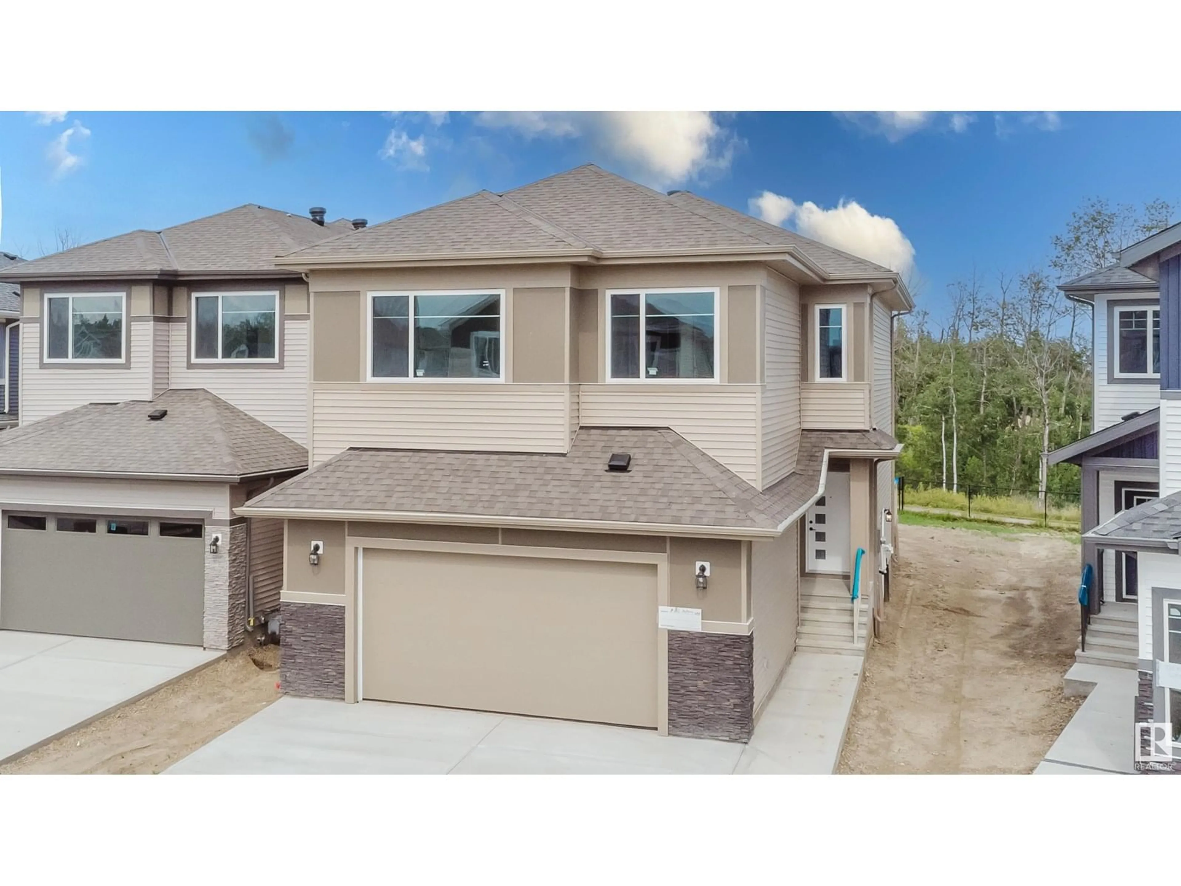 A pic from outside/outdoor area/front of a property/back of a property/a pic from drone, street for 732 ASTORIA WY, Devon Alberta T9G0M7