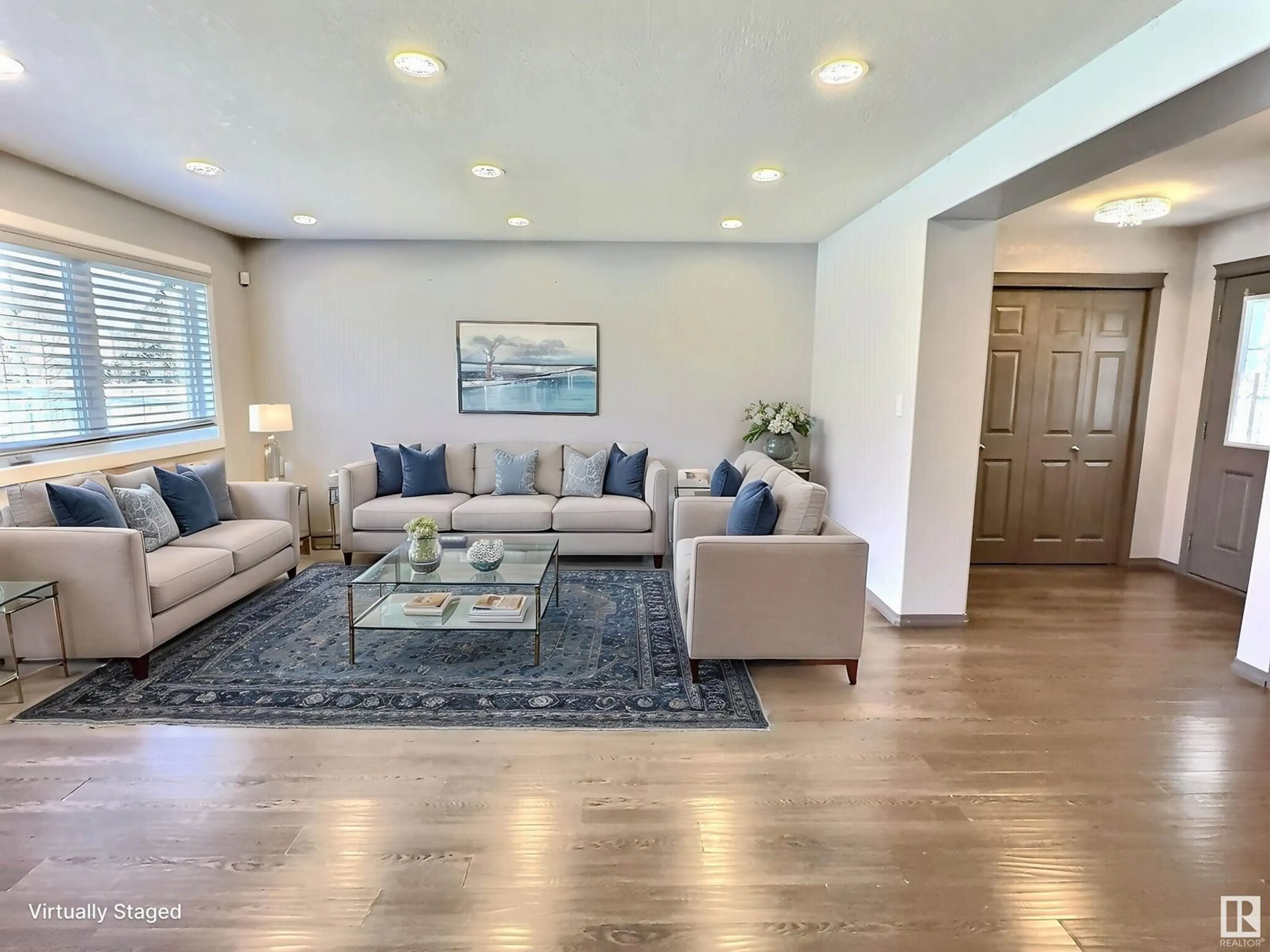 Living room with furniture, unknown for 8736 178 AV, Edmonton Alberta T5Z0B8
