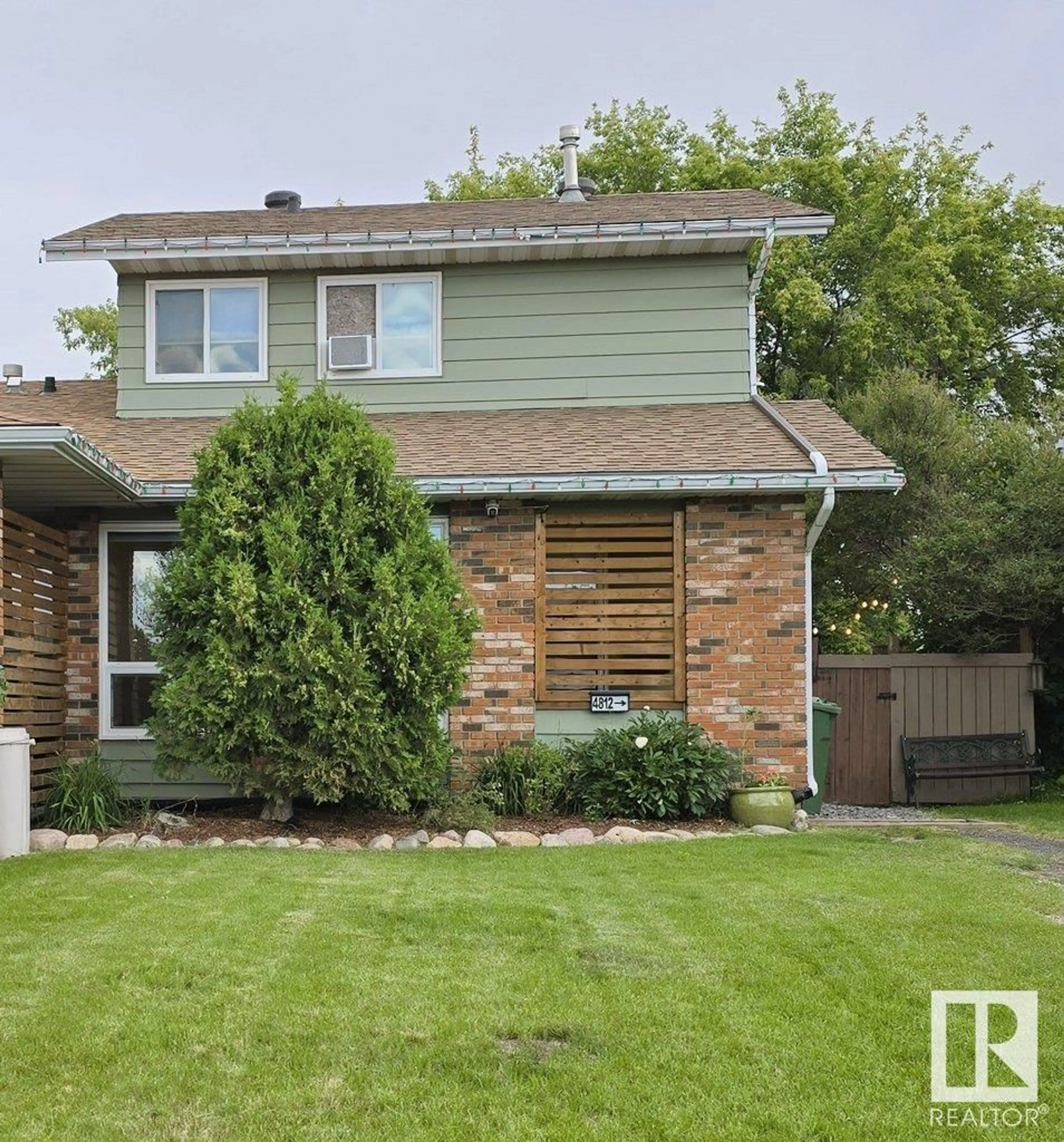 Home with brick exterior material, street for 4812 55 AV, Beaumont Alberta T4X1J8
