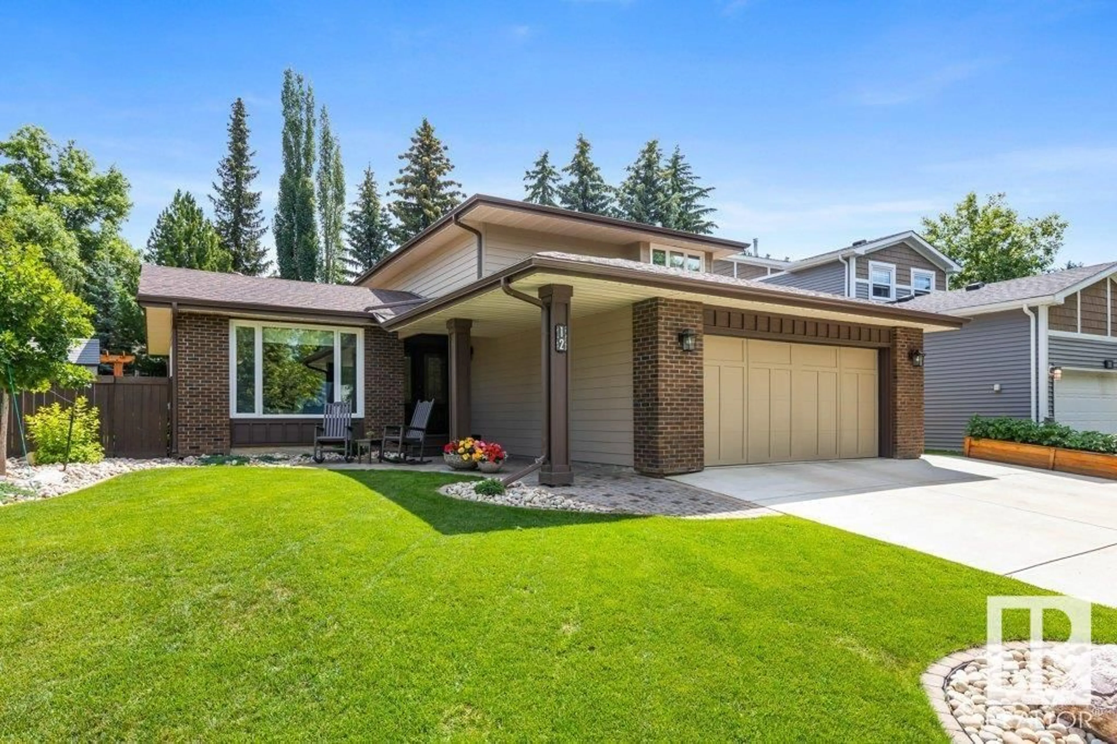 Home with brick exterior material, street for 12 WOLCOTT PL, St. Albert Alberta T8N3P2