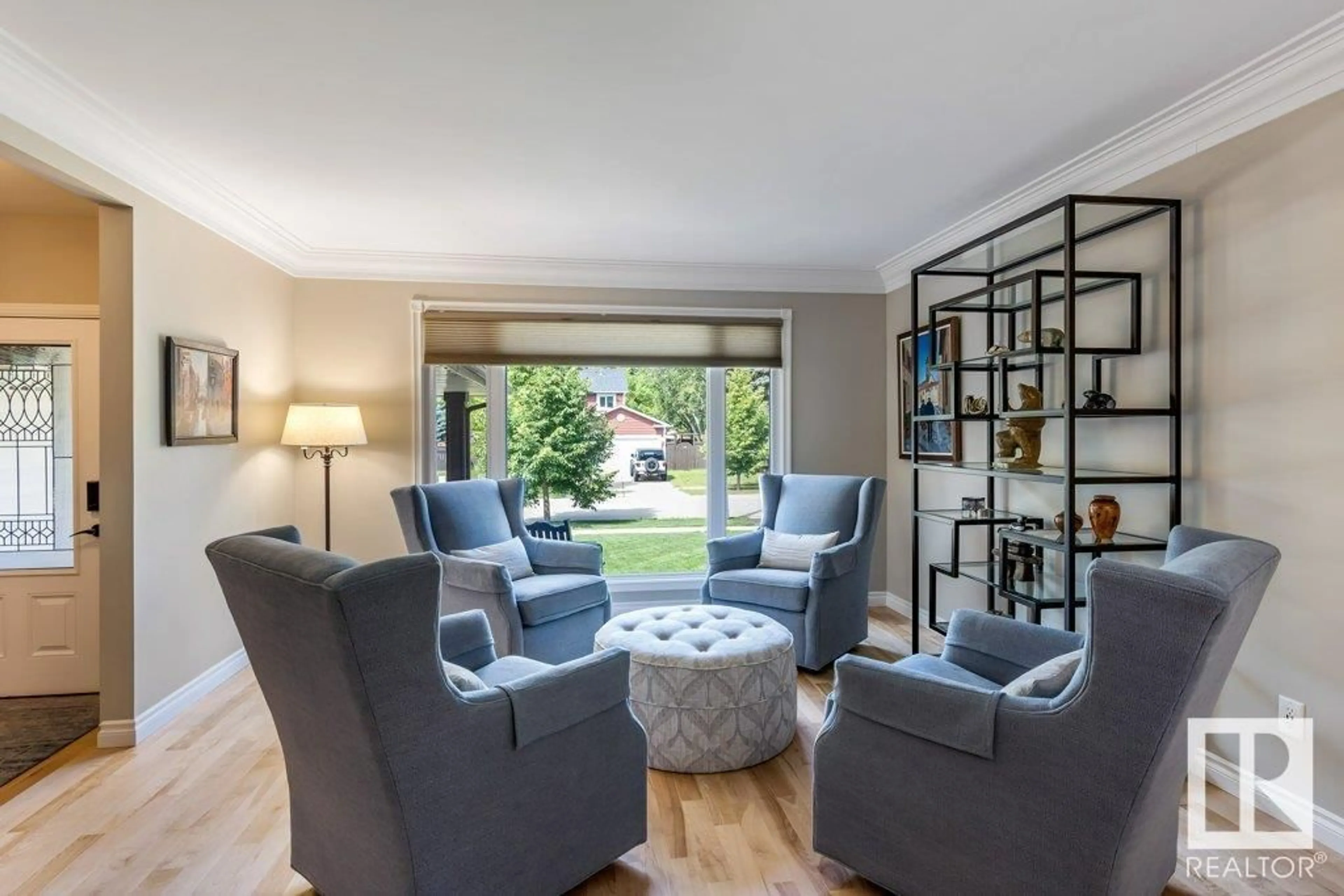 Living room with furniture, unknown for 12 WOLCOTT PL, St. Albert Alberta T8N3P2