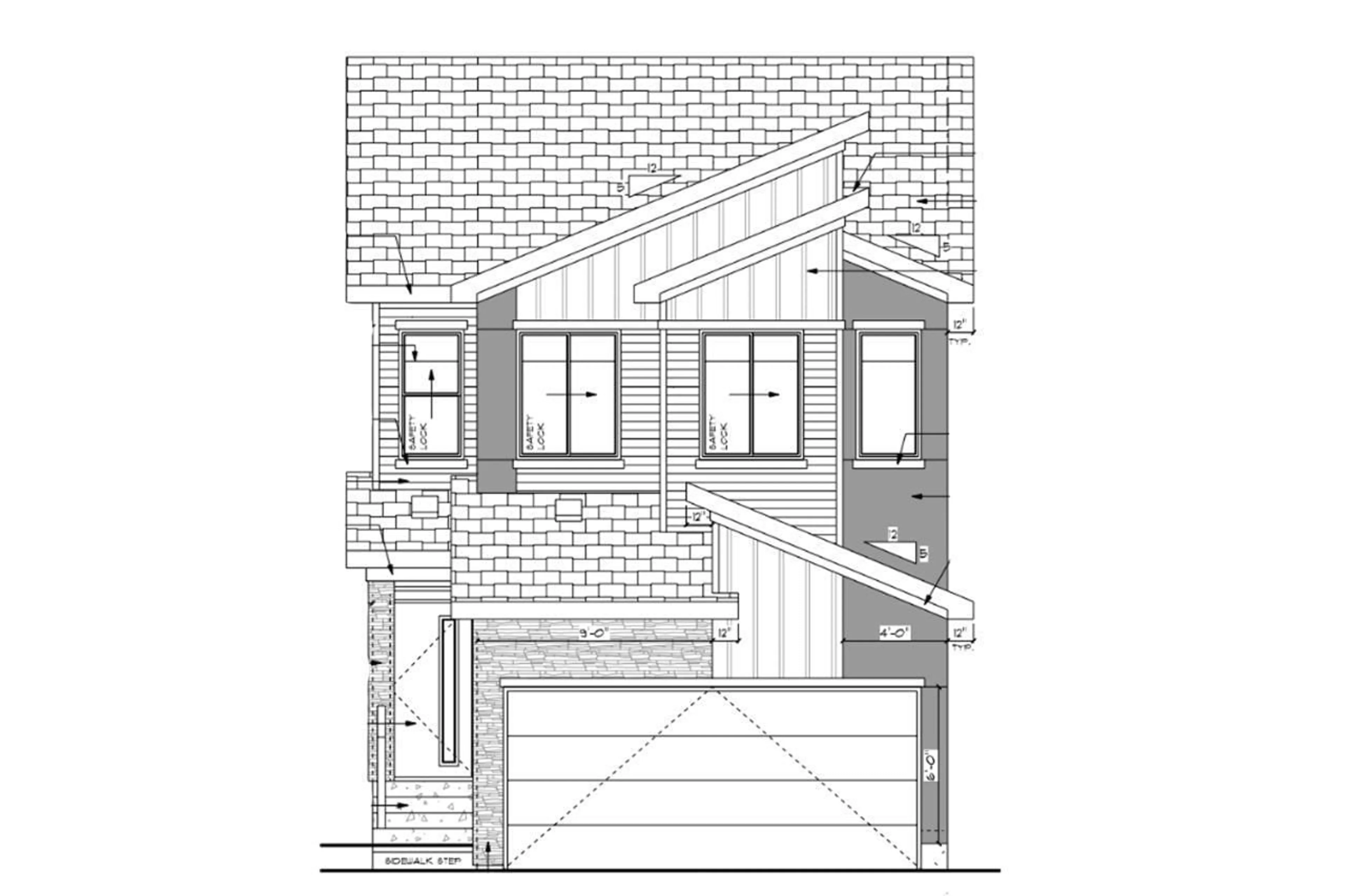 Floor plan for 2815 5 AV, Edmonton Alberta T6X1A7