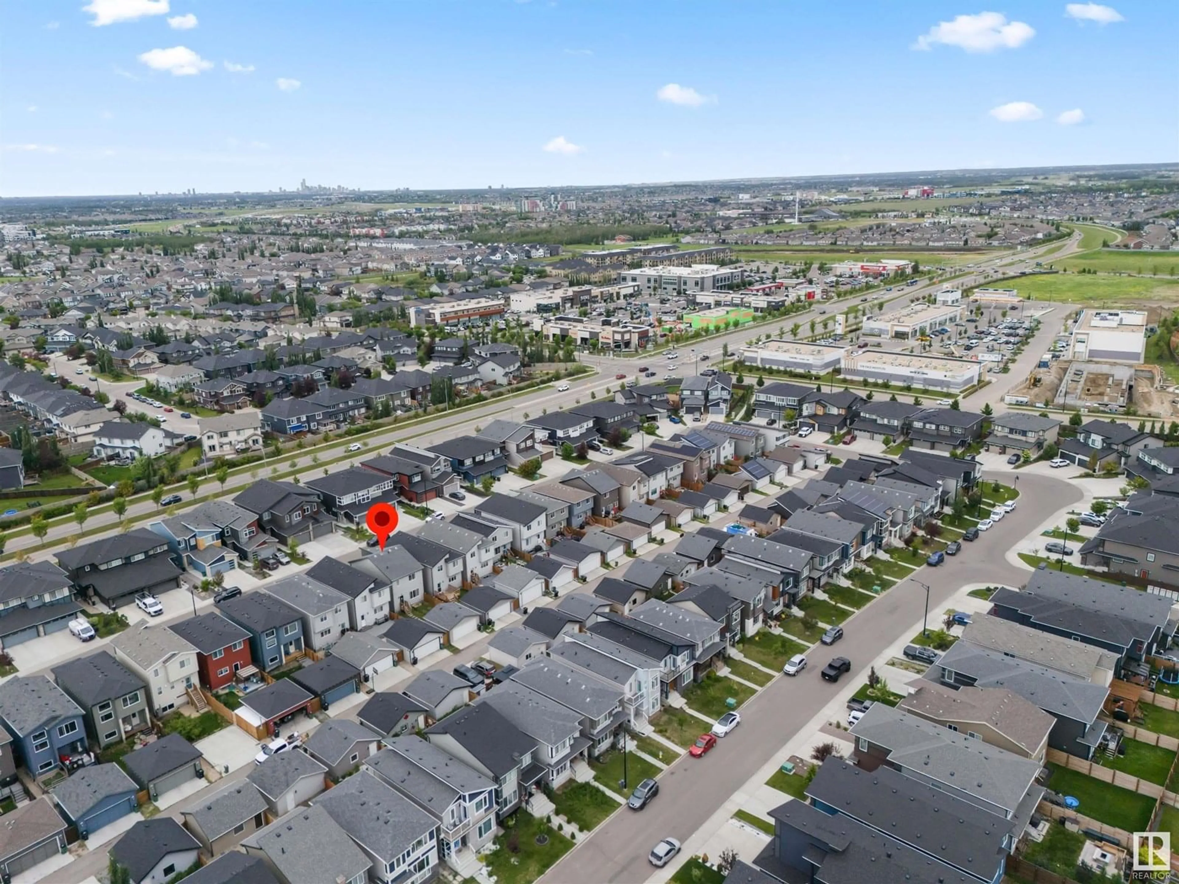 A pic from outside/outdoor area/front of a property/back of a property/a pic from drone, street for 2383 KELLY CI, Edmonton Alberta T6W4G3