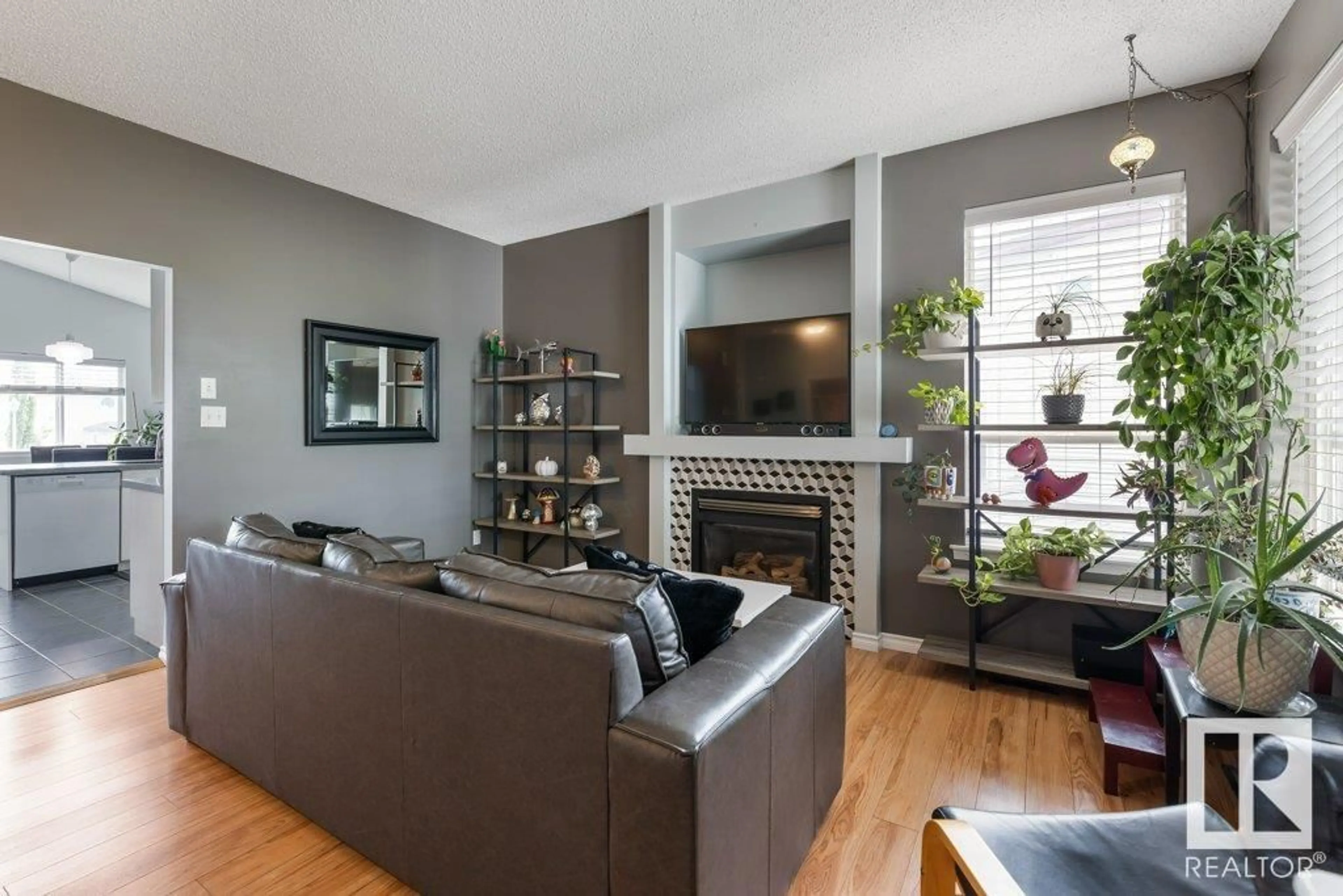 Living room with furniture, unknown for NW - 9004 166 AV, Edmonton Alberta T5Z3H5
