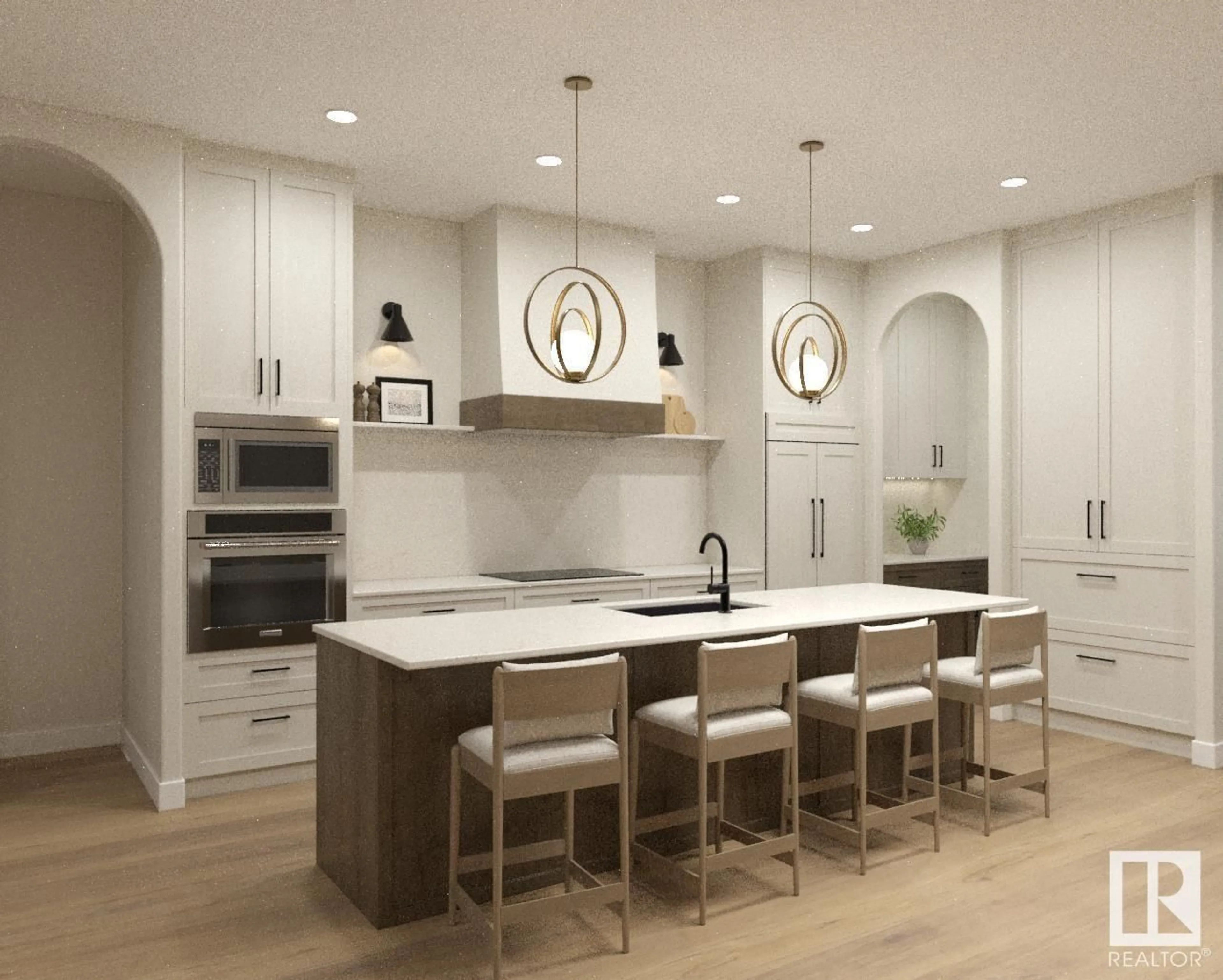 Open concept kitchen, unknown for 222 HAYS RIDGE BLVD, Edmonton Alberta T6W4G6