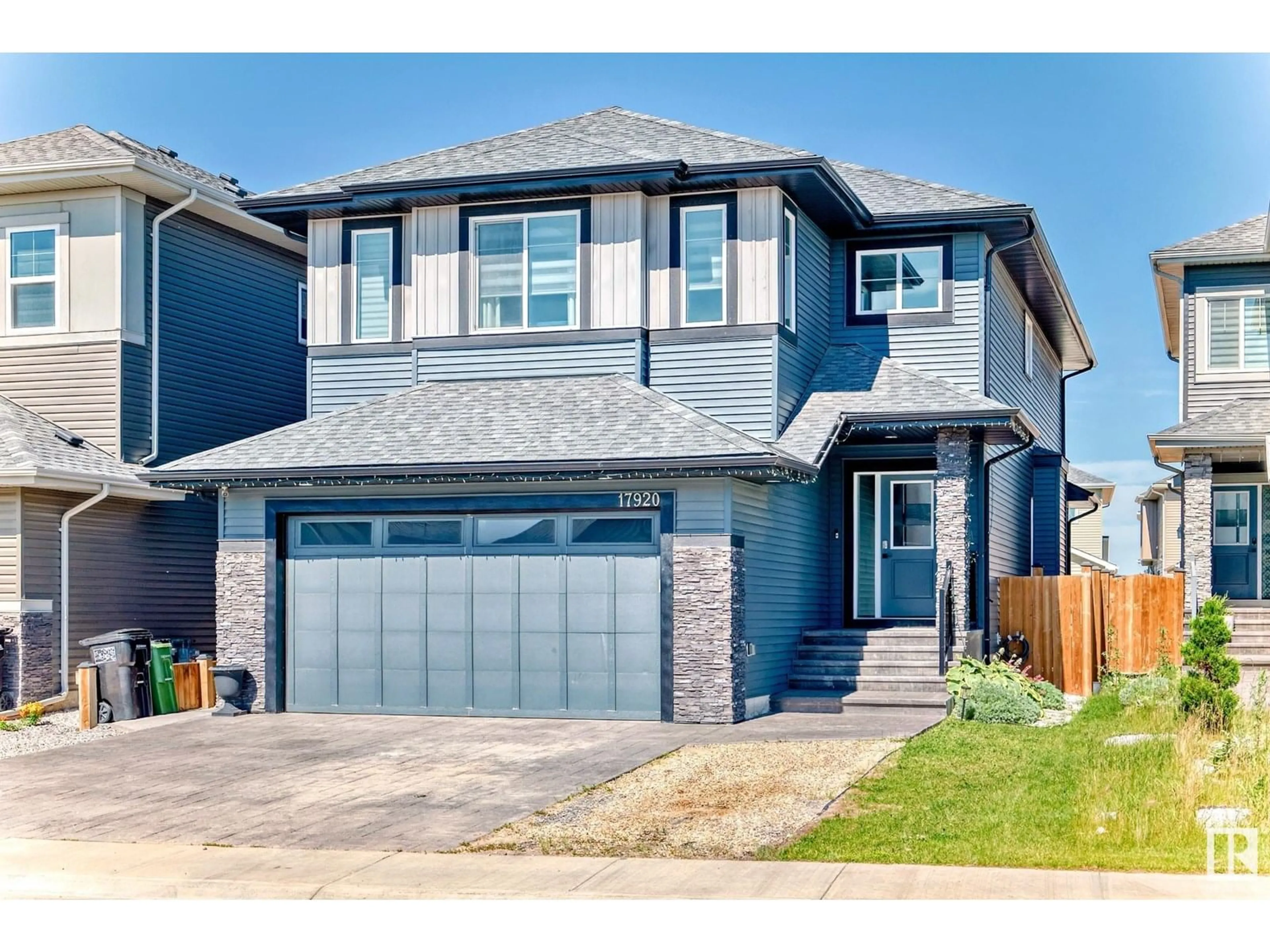 Home with brick exterior material, street for 17920 59 ST, Edmonton Alberta T5Y3W8