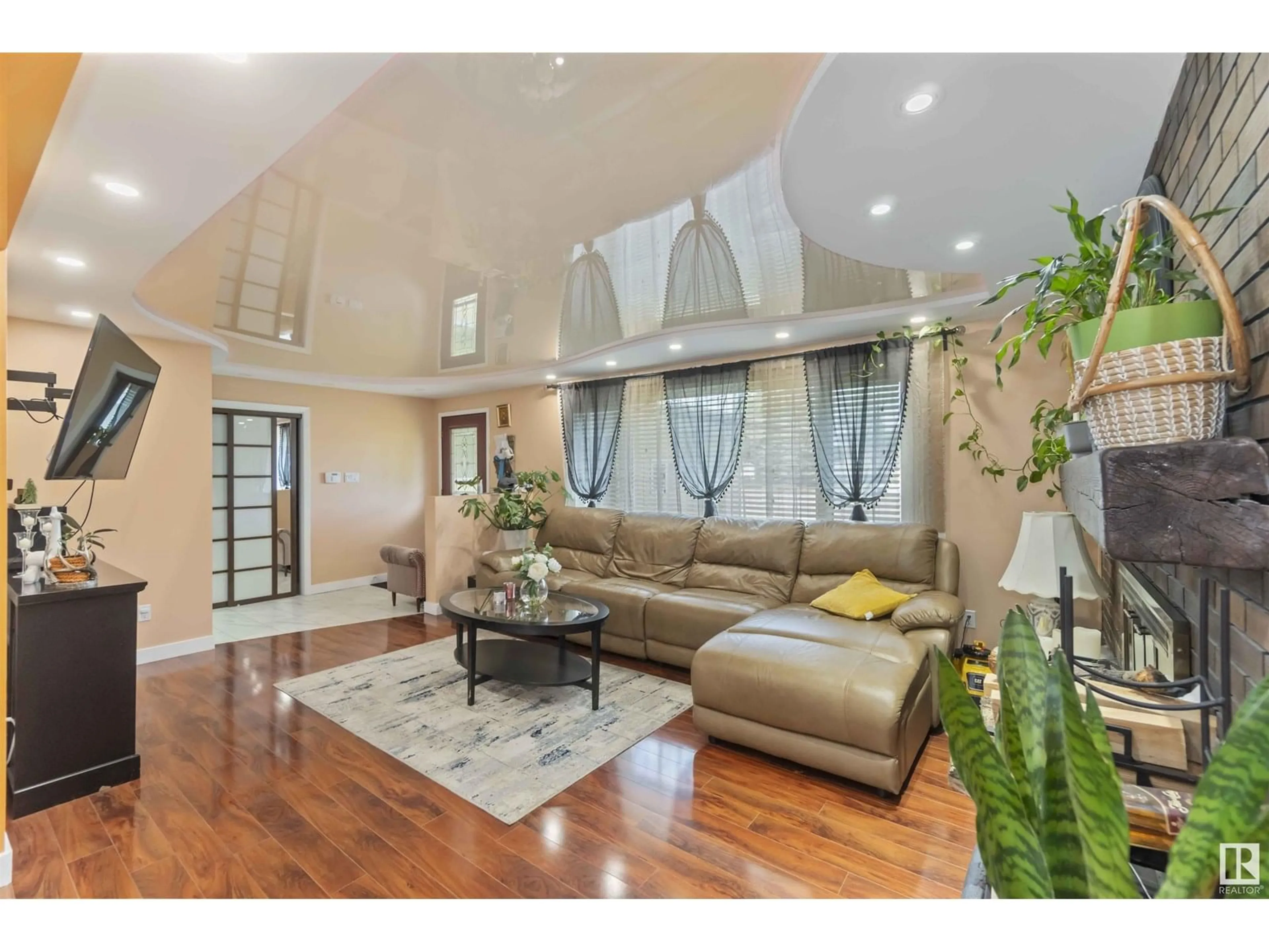 Living room with furniture, unknown for 8511 142A AV NW, Edmonton Alberta T5E2G6