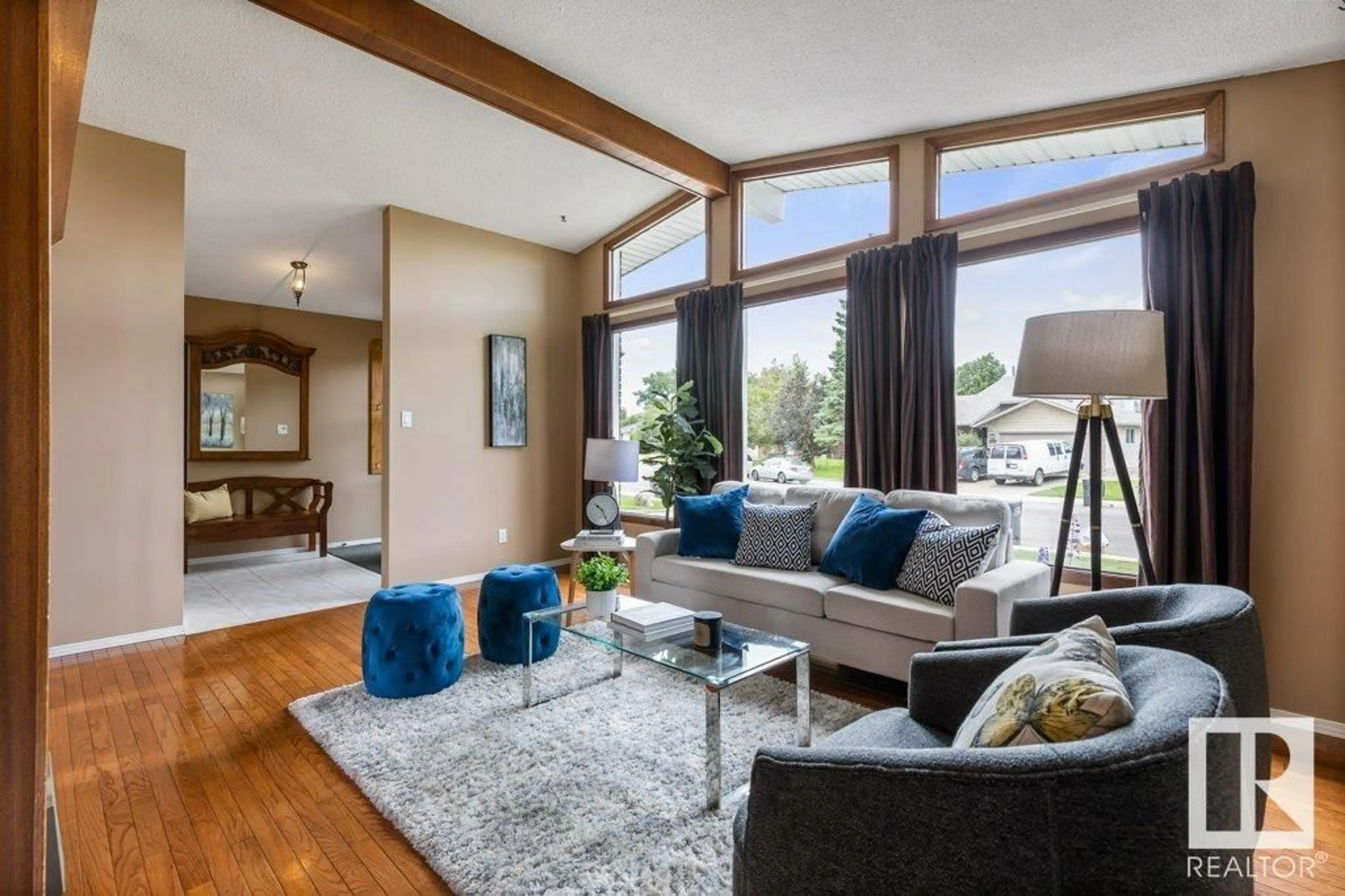 Living room with furniture, unknown for 18511 80 AV, Edmonton Alberta T5T1E8