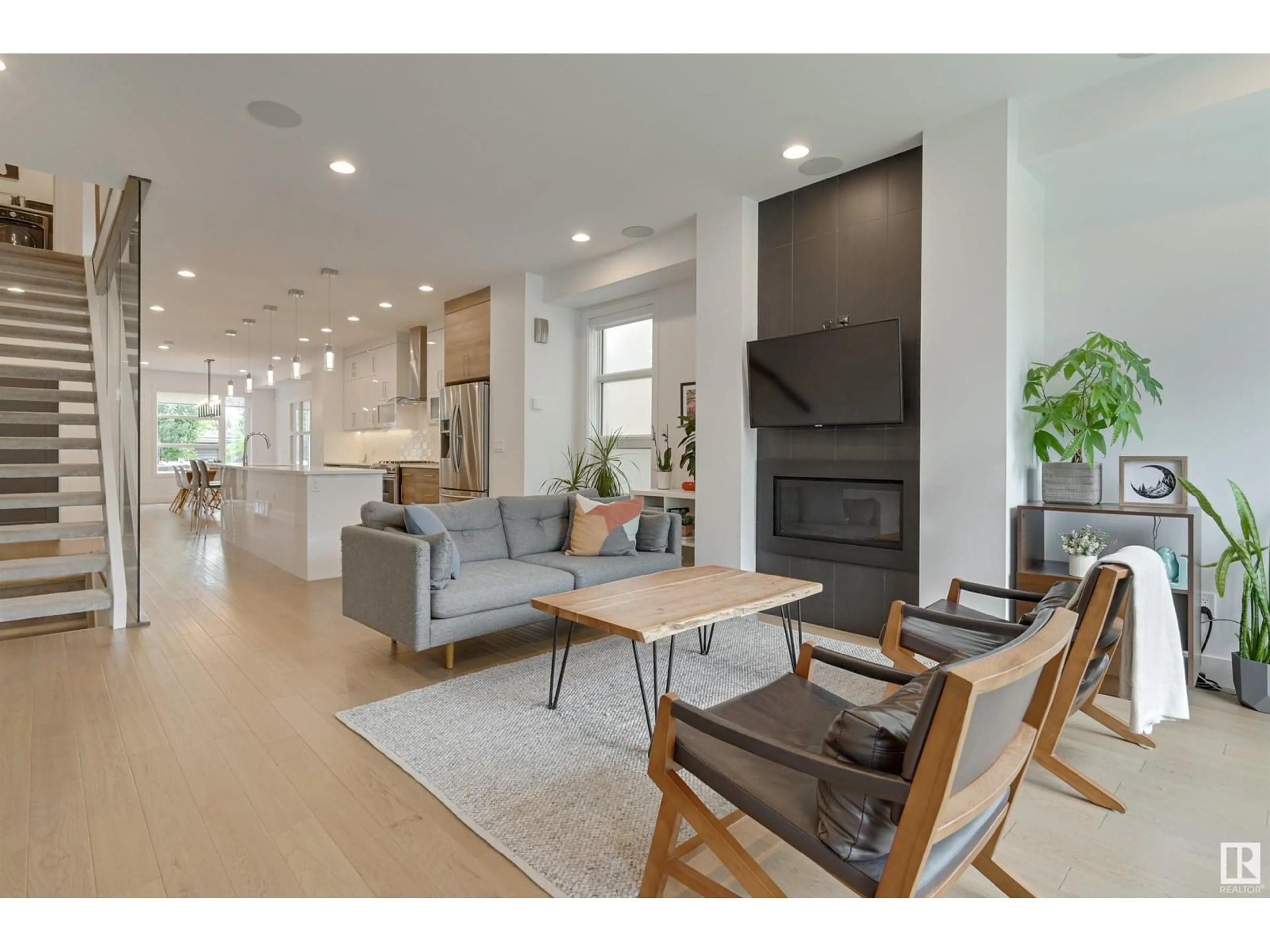 Living room with furniture, unknown for 9511 148 ST, Edmonton Alberta T5N3E3