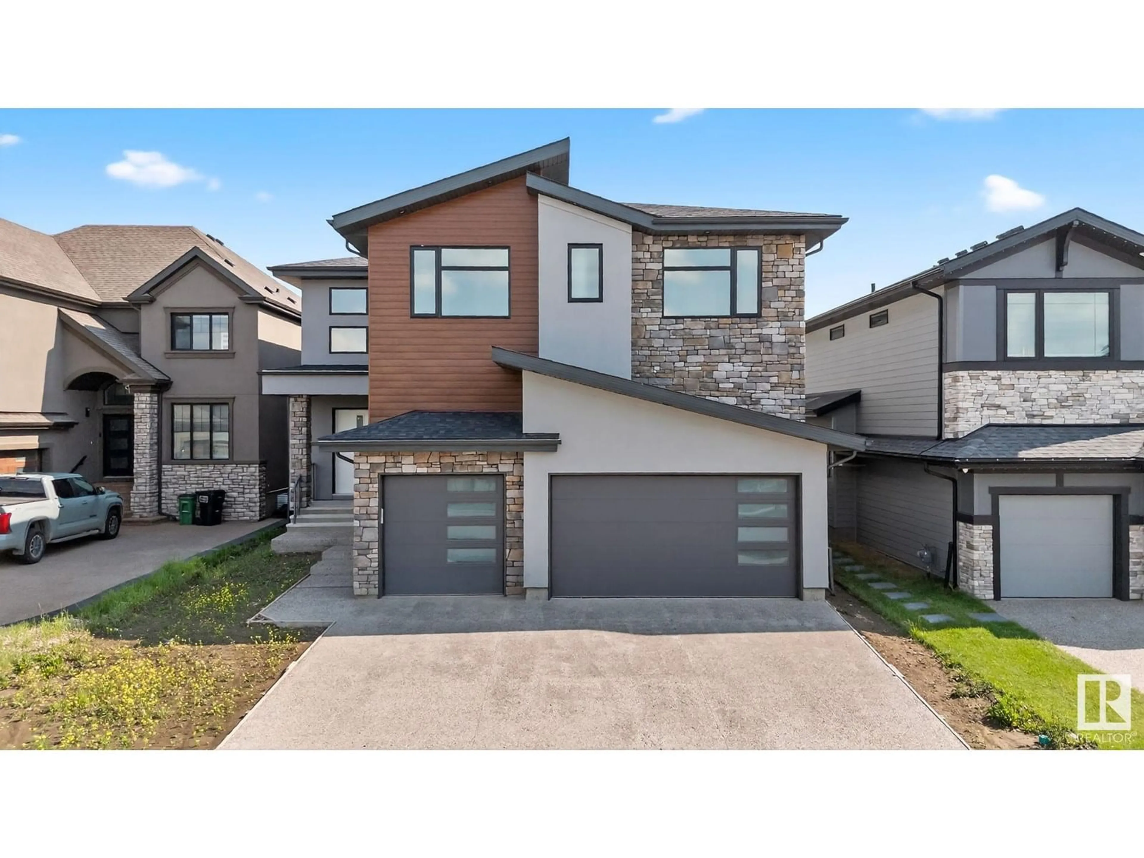 Home with brick exterior material, street for 3518 KESWICK BV, Edmonton Alberta T6W4V6