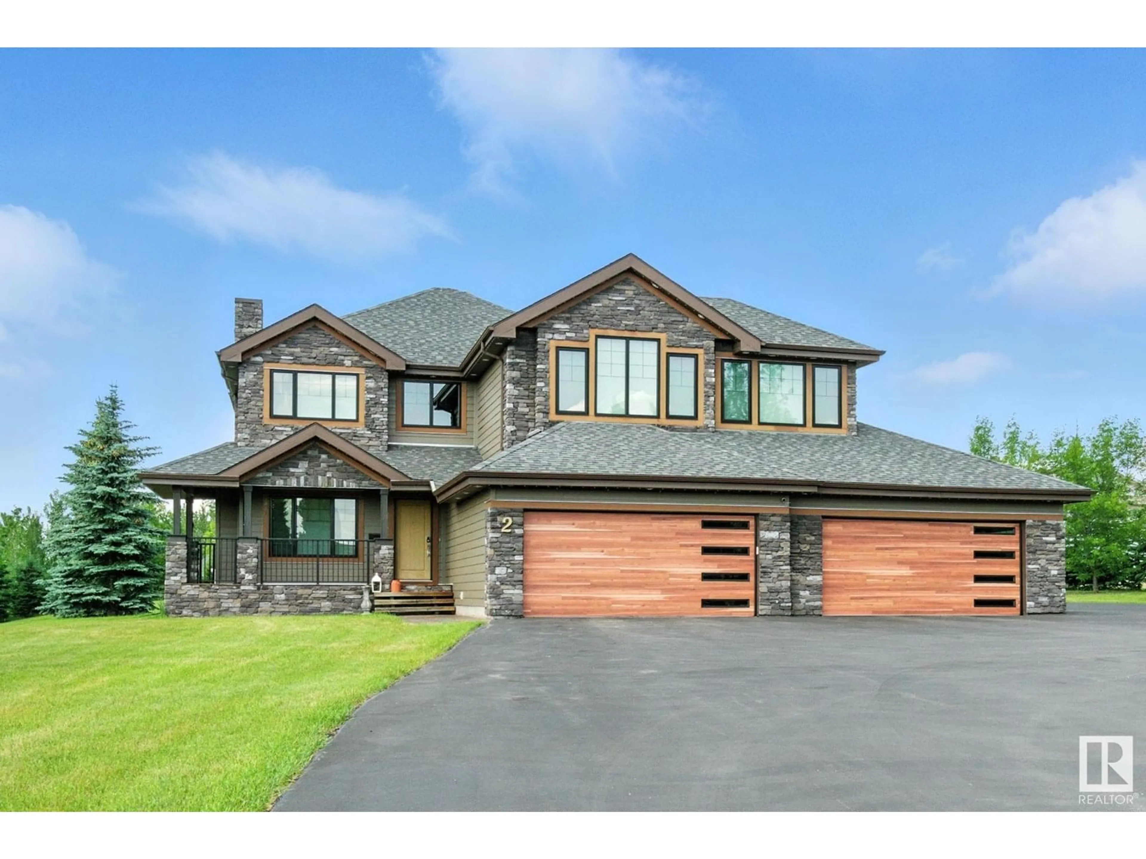 Home with brick exterior material, street for #2 - 52555 RGE ROAD 223, Rural Strathcona County Alberta T8A6M8