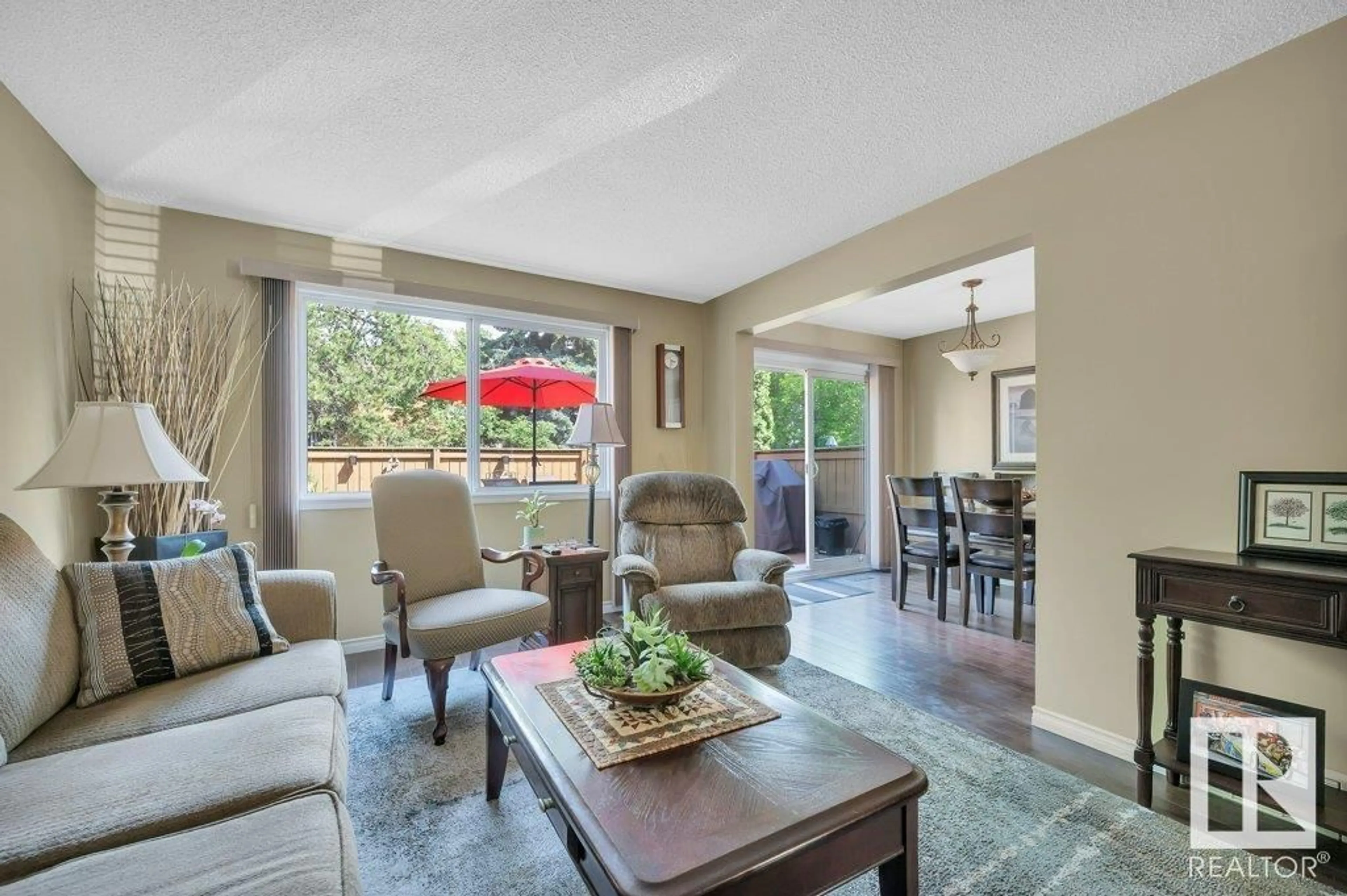 Living room with furniture, ceramic/tile floor for 75 GREAT OA, Sherwood Park Alberta T8A0V8