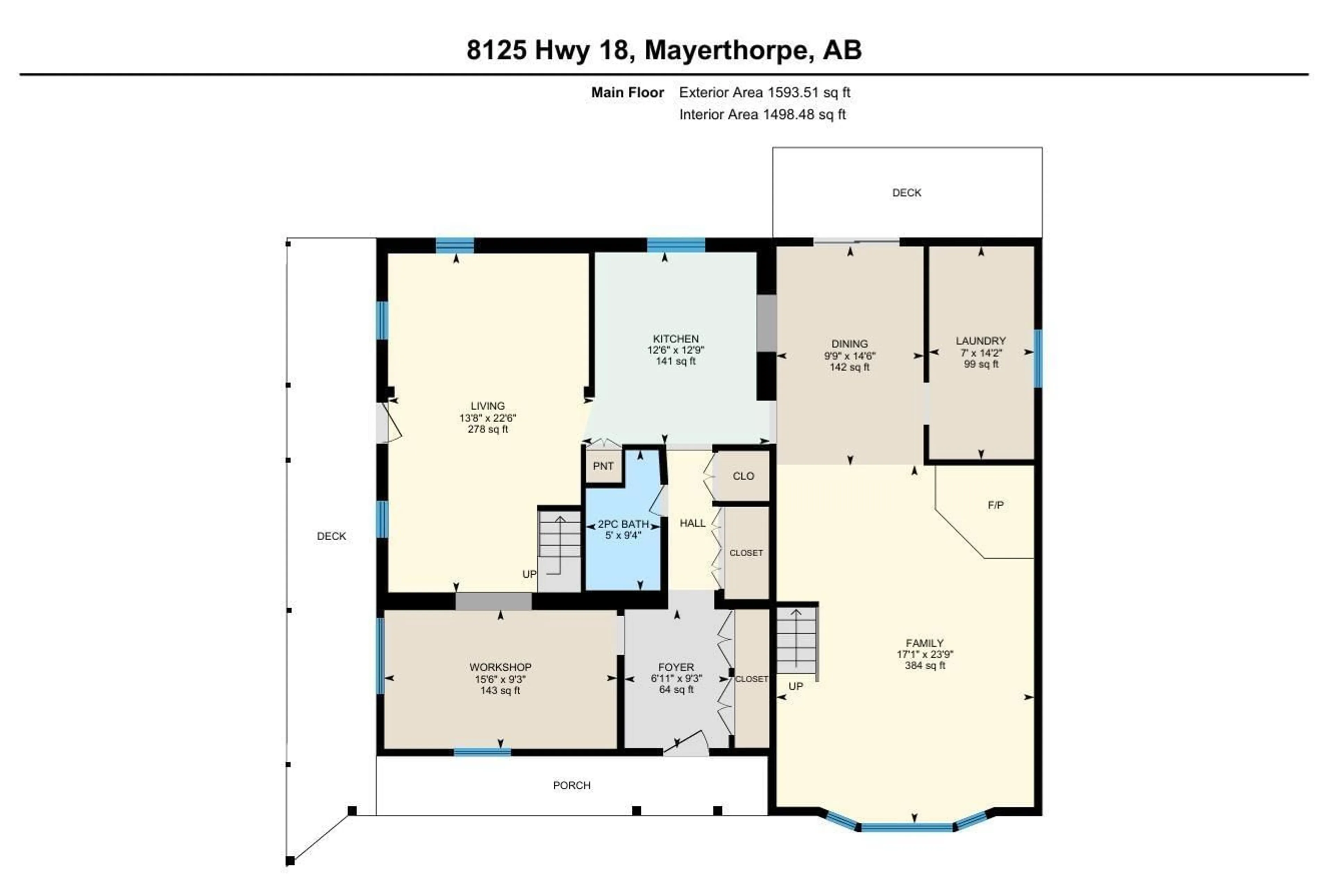 Floor plan for 8125 HWY 18, Rural Lac Ste. Anne County Alberta T0E1N0