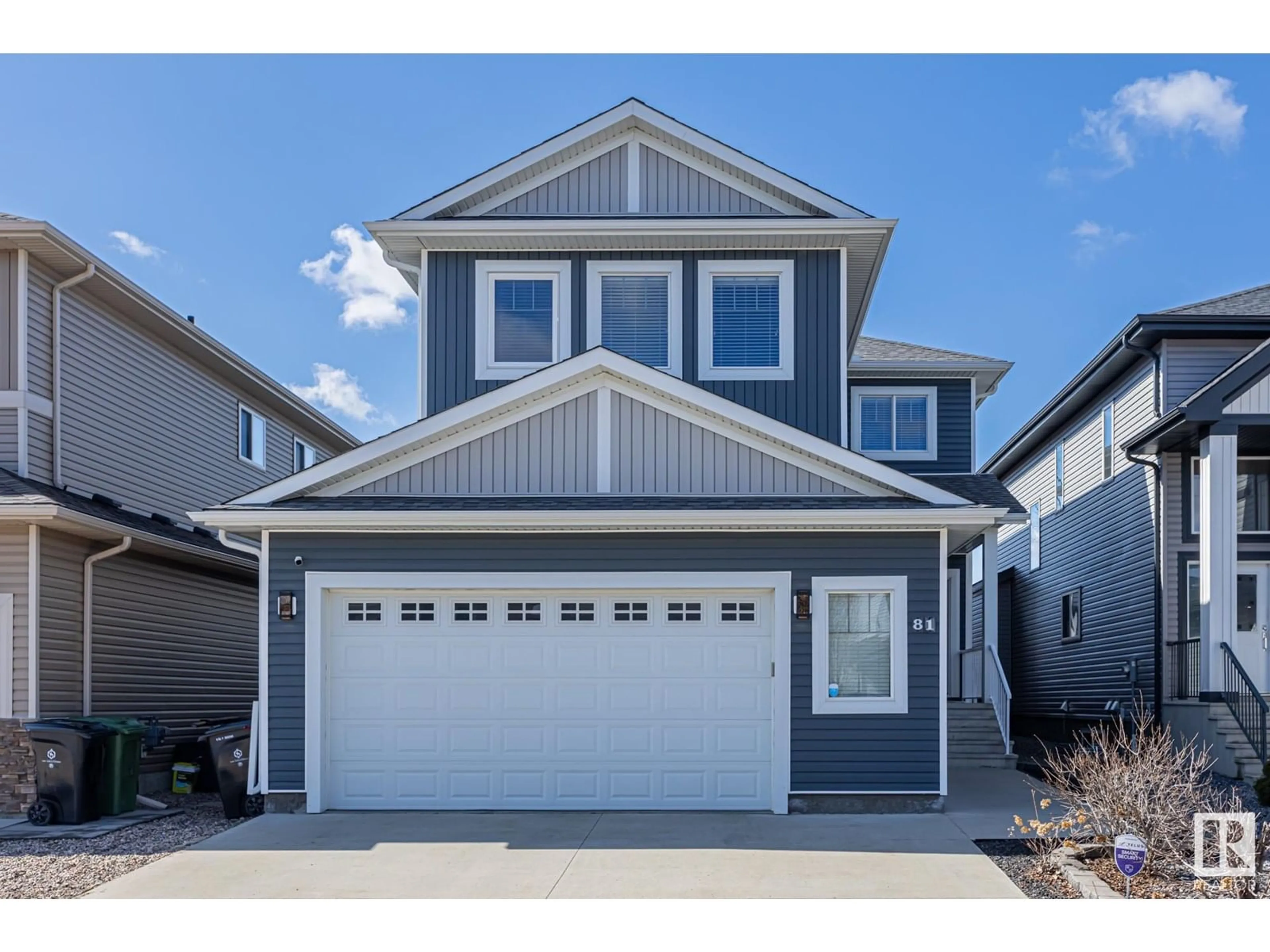 Home with vinyl exterior material, street for 81 CYPRESS LINK, Fort Saskatchewan Alberta T8L0H3
