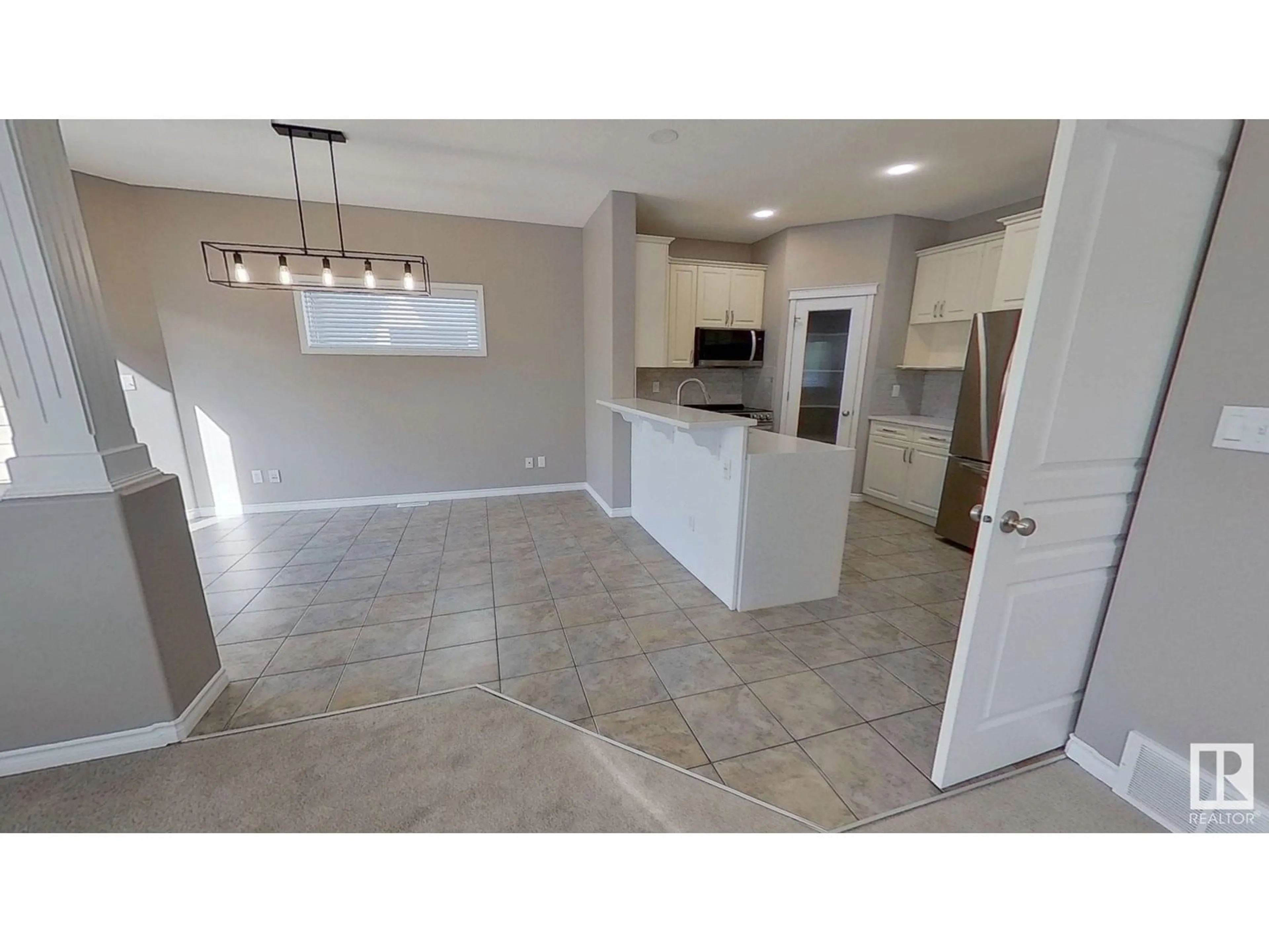 Open concept kitchen, ceramic/tile floor for 23 ELISTA CT, St. Albert Alberta T8N3T4