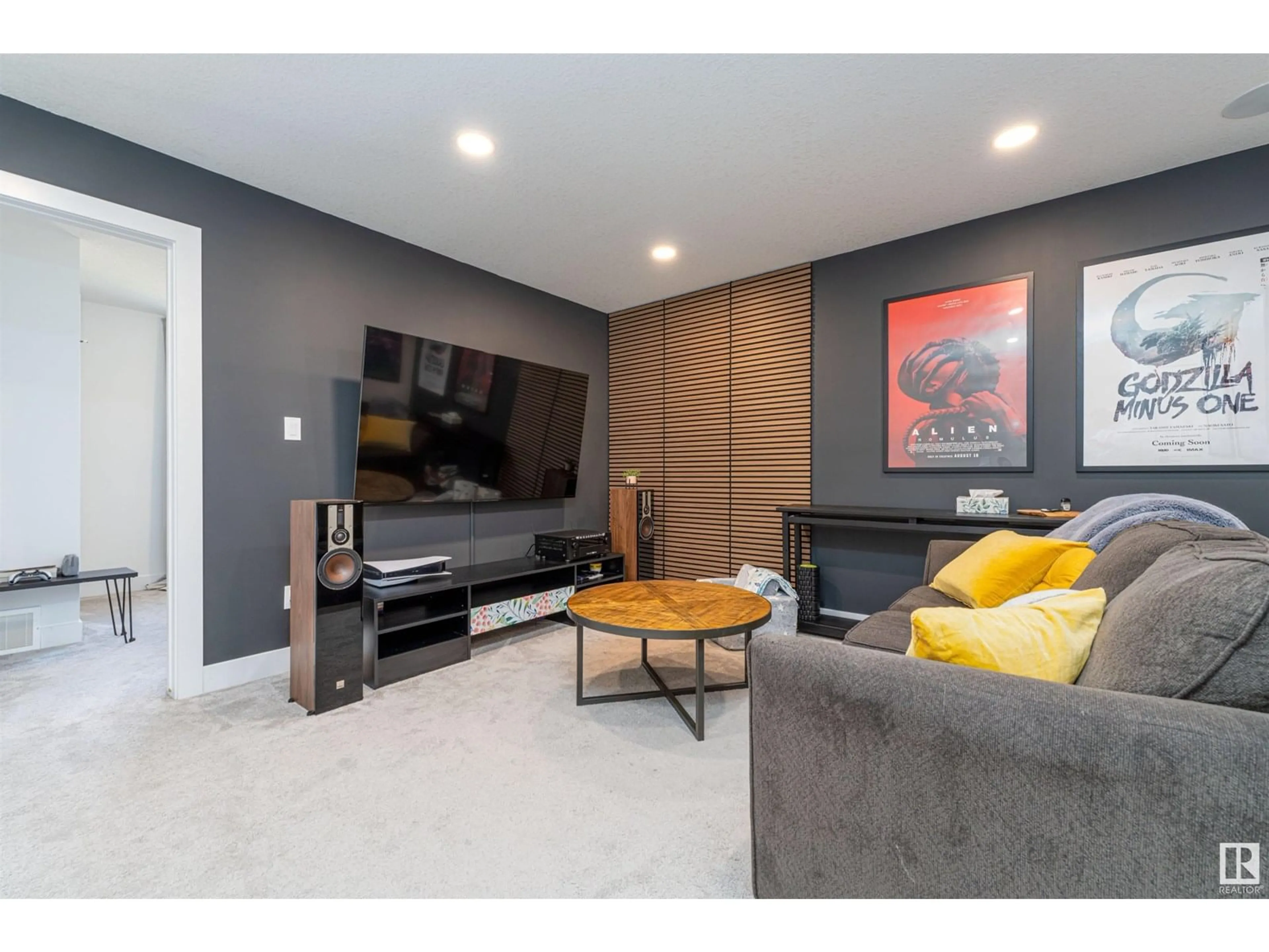 Home theater for 5270 KIMBALL CR, Edmonton Alberta T6W4Z3