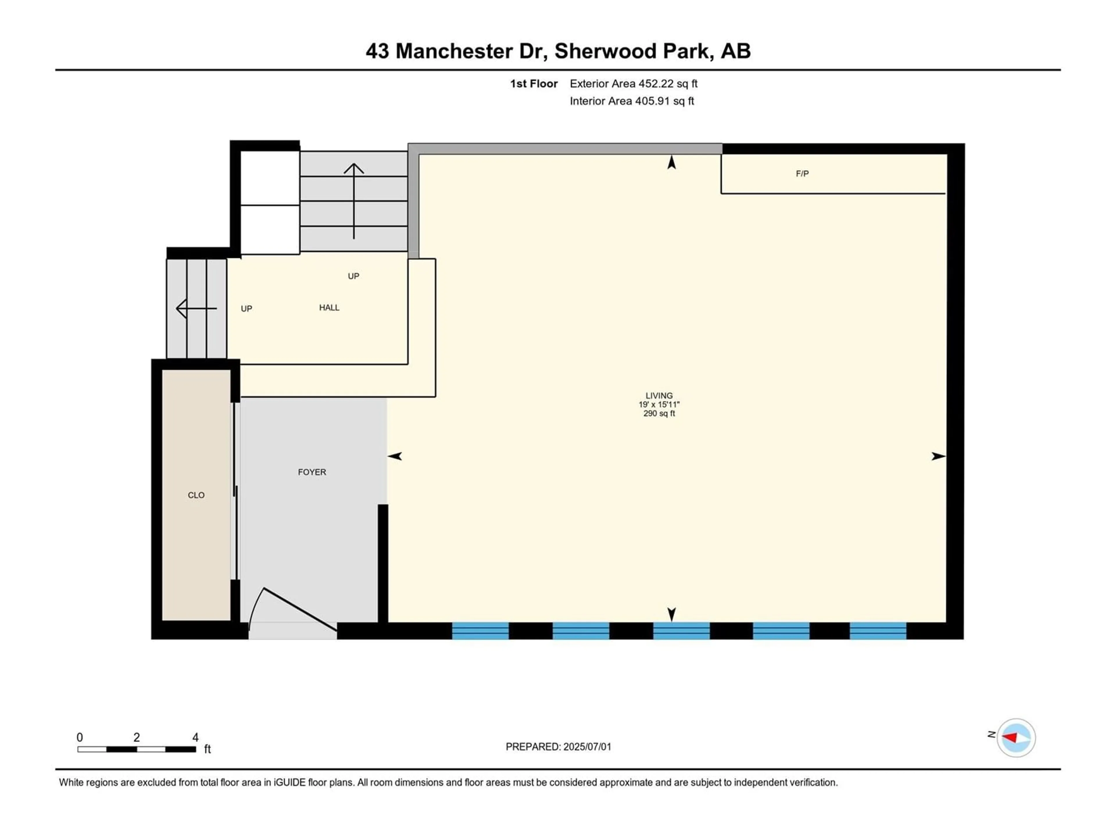 Floor plan for 43 MANCHESTER DR, Sherwood Park Alberta T8A0T3