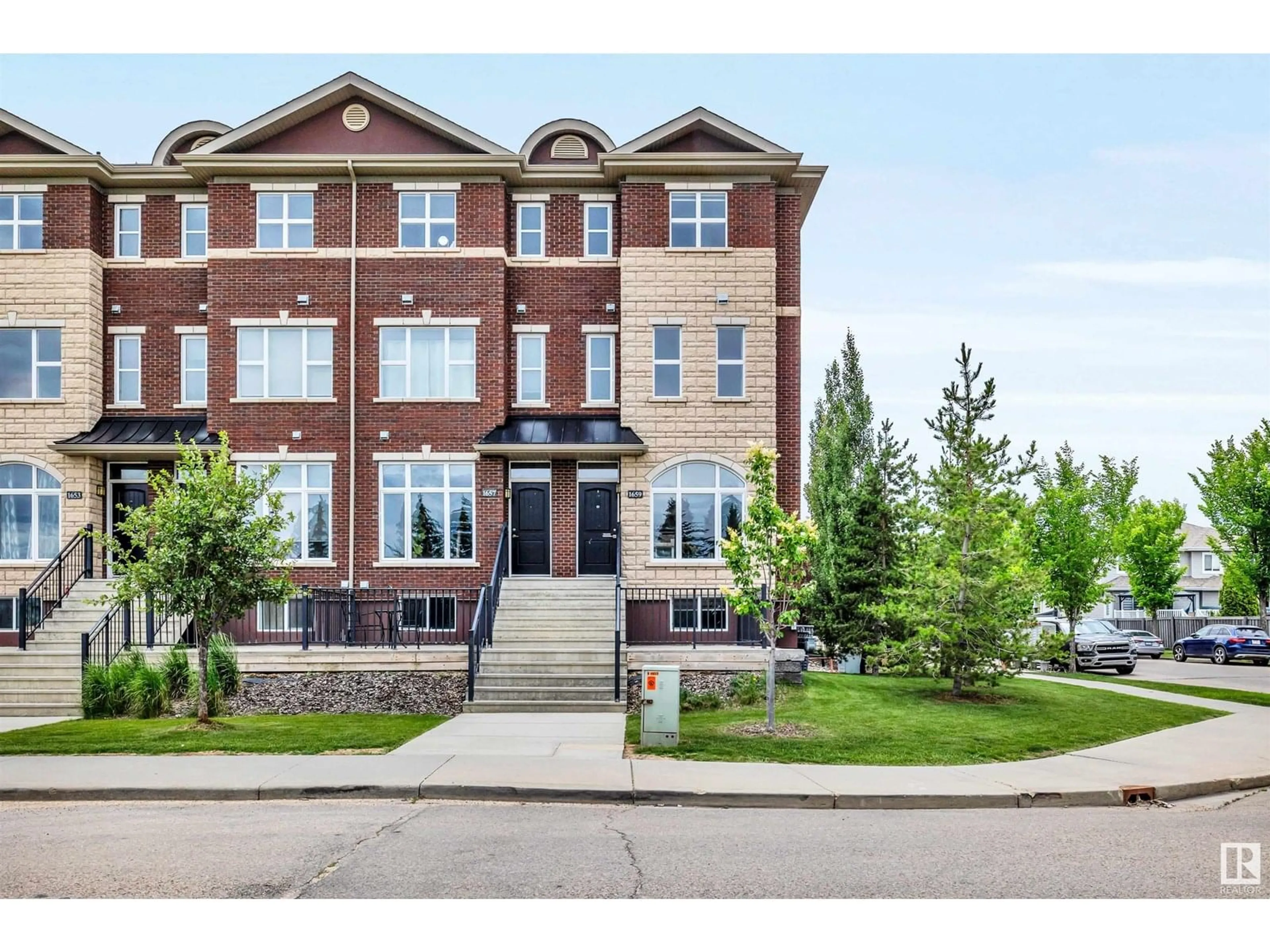 Home with brick exterior material, street for 1659 CUNNINGHAM WY, Edmonton Alberta T6W0V8