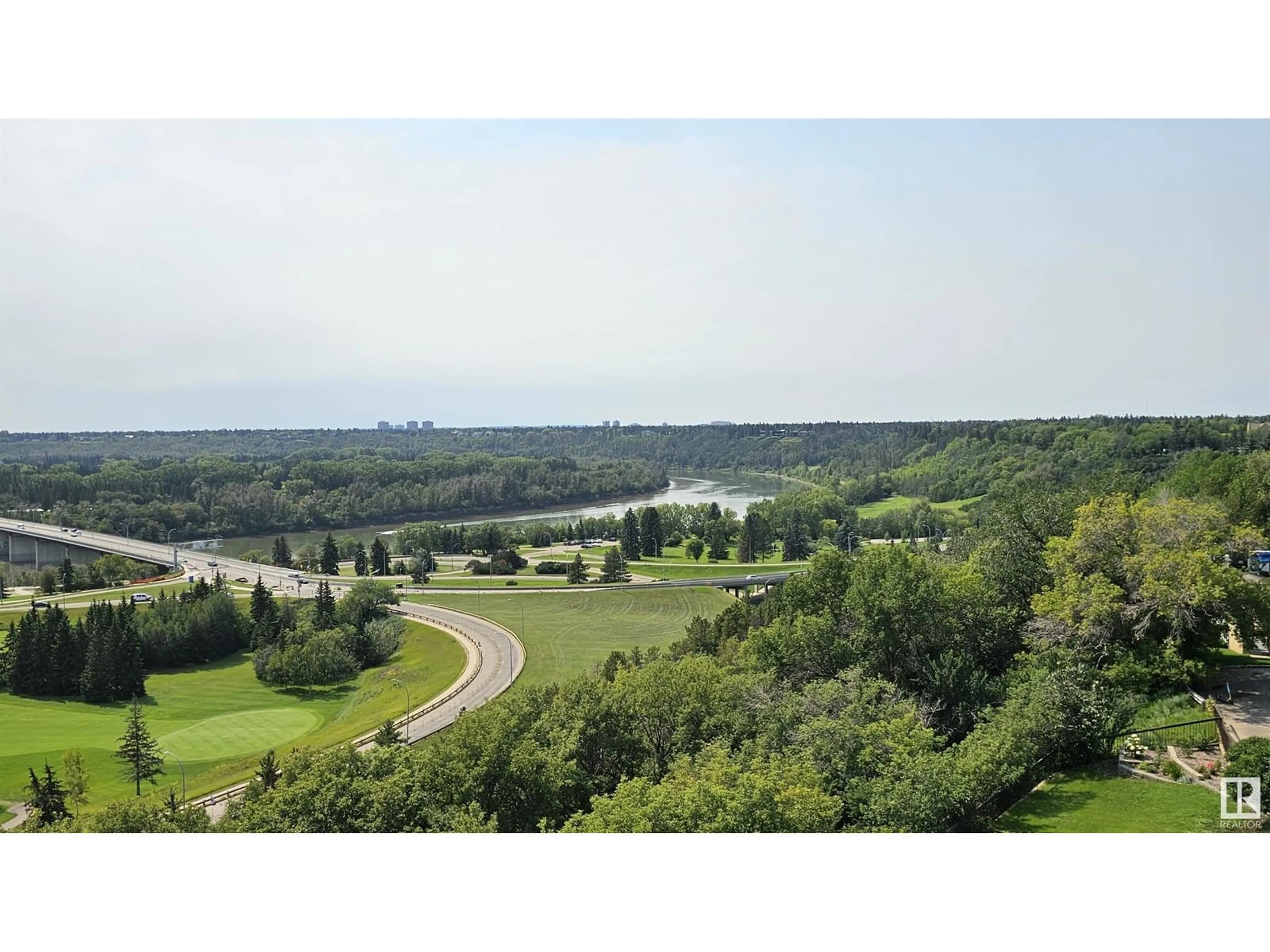 A pic from outside/outdoor area/front of a property/back of a property/a pic from drone, water/lake/river/ocean view for #503 - 12207 JASPER AV, Edmonton Alberta T5N3K2