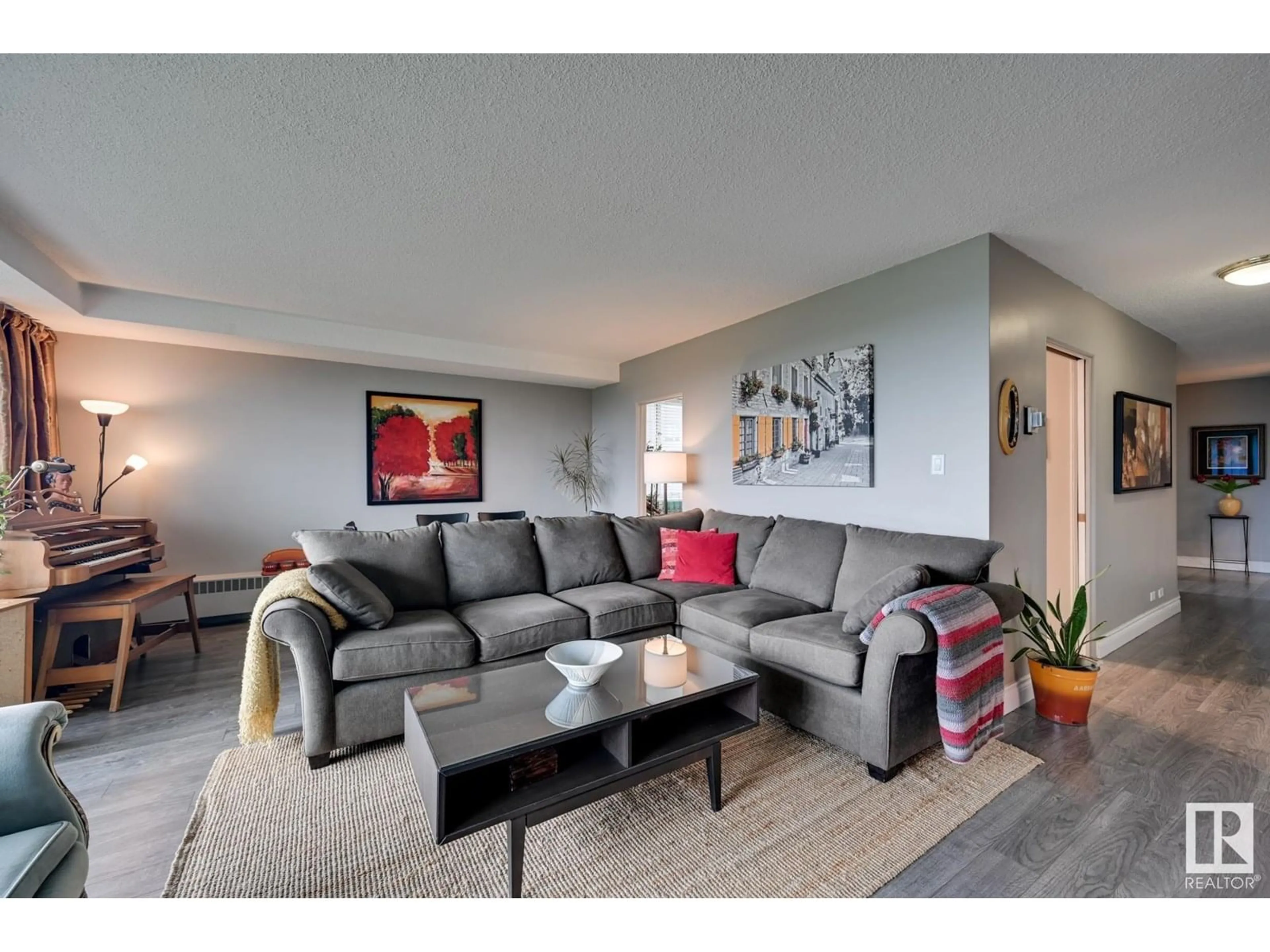 Living room with furniture, unknown for #503 - 12207 JASPER AV, Edmonton Alberta T5N3K2