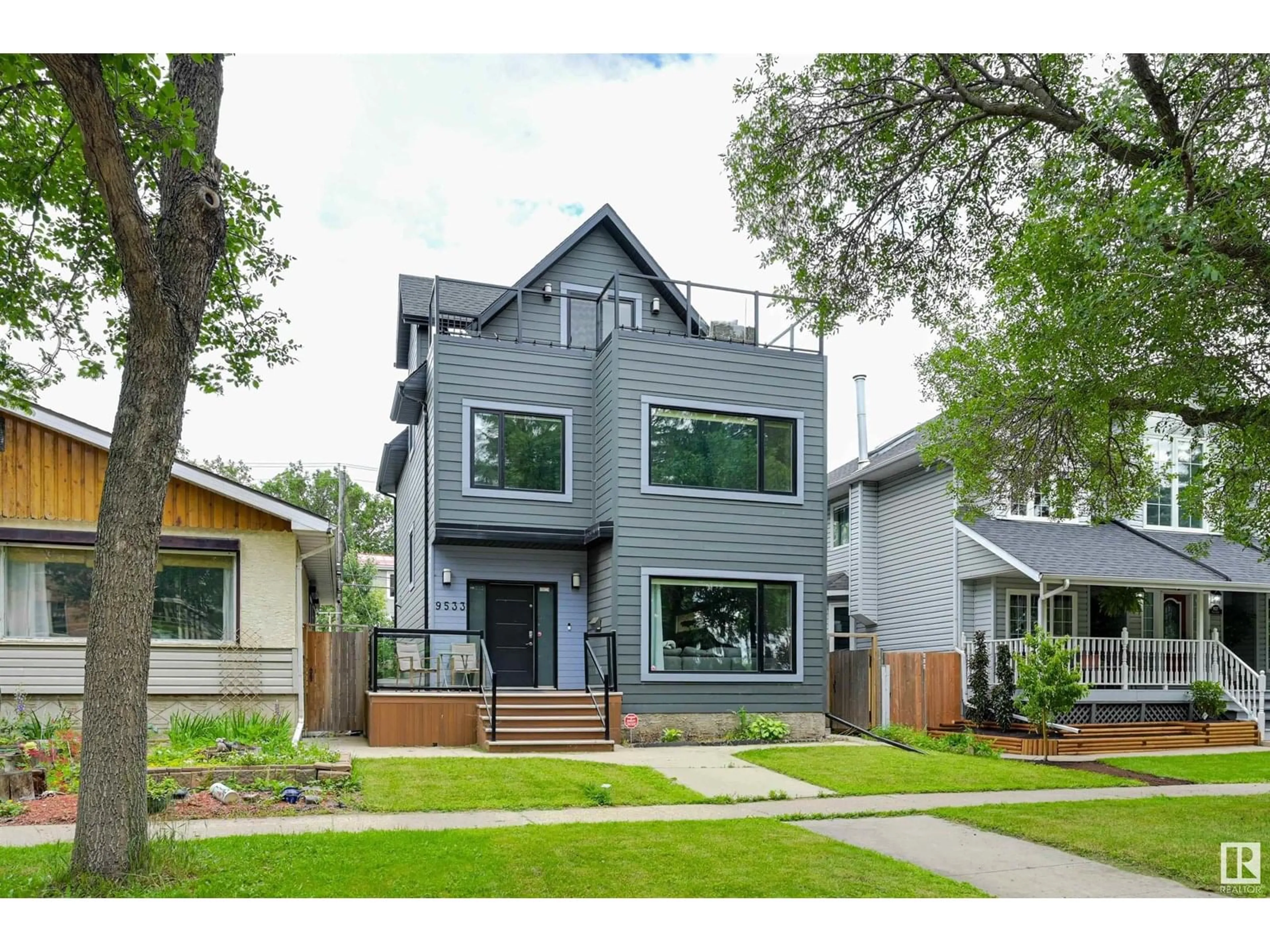 Home with brick exterior material, street for NW - 9533 101 ST, Edmonton Alberta T5K0W6
