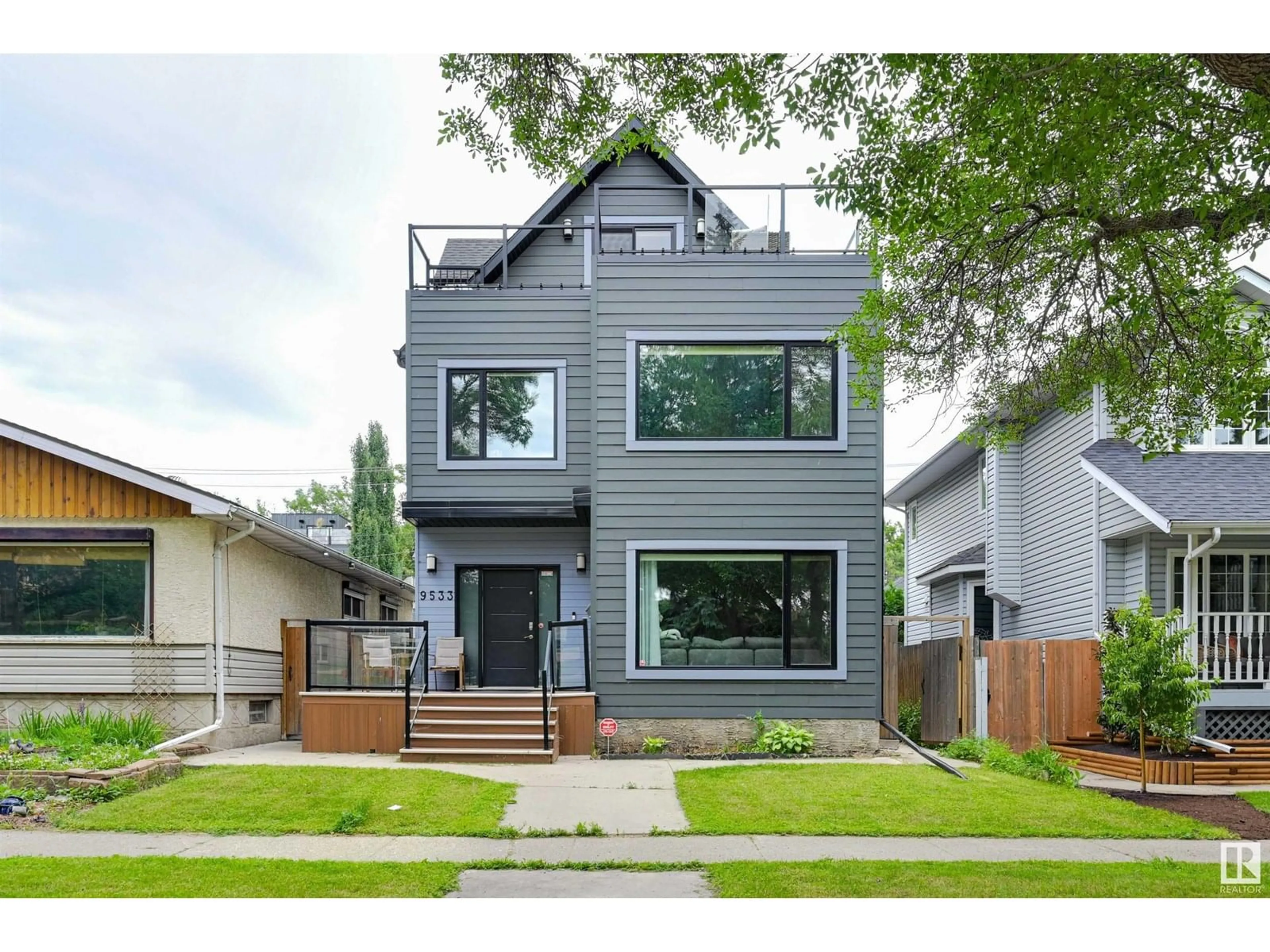 Home with brick exterior material, street for NW - 9533 101 ST, Edmonton Alberta T5K0W6
