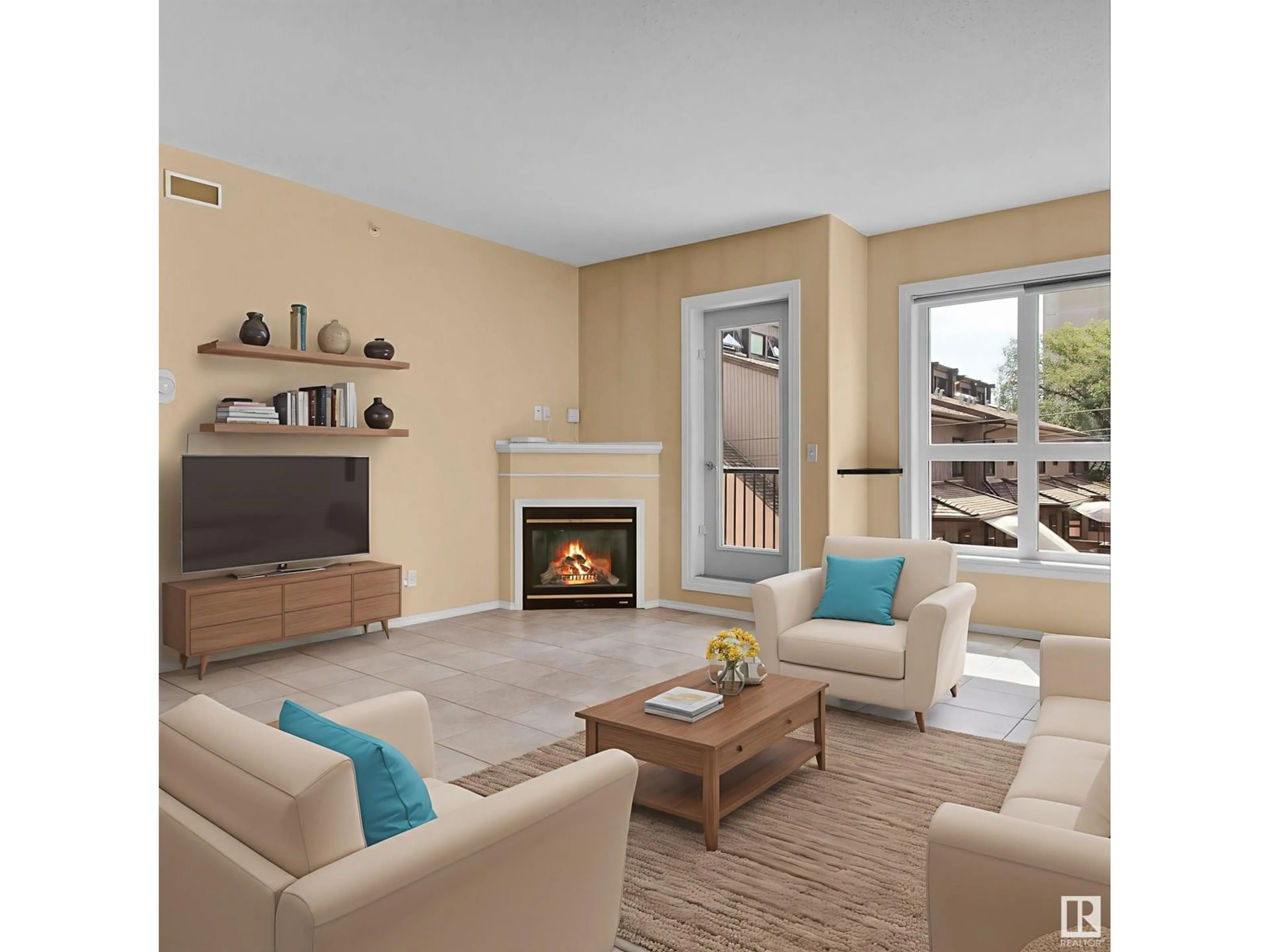 Living room with furniture, unknown for #305 - 11103 84 AV, Edmonton Alberta T6G2X4