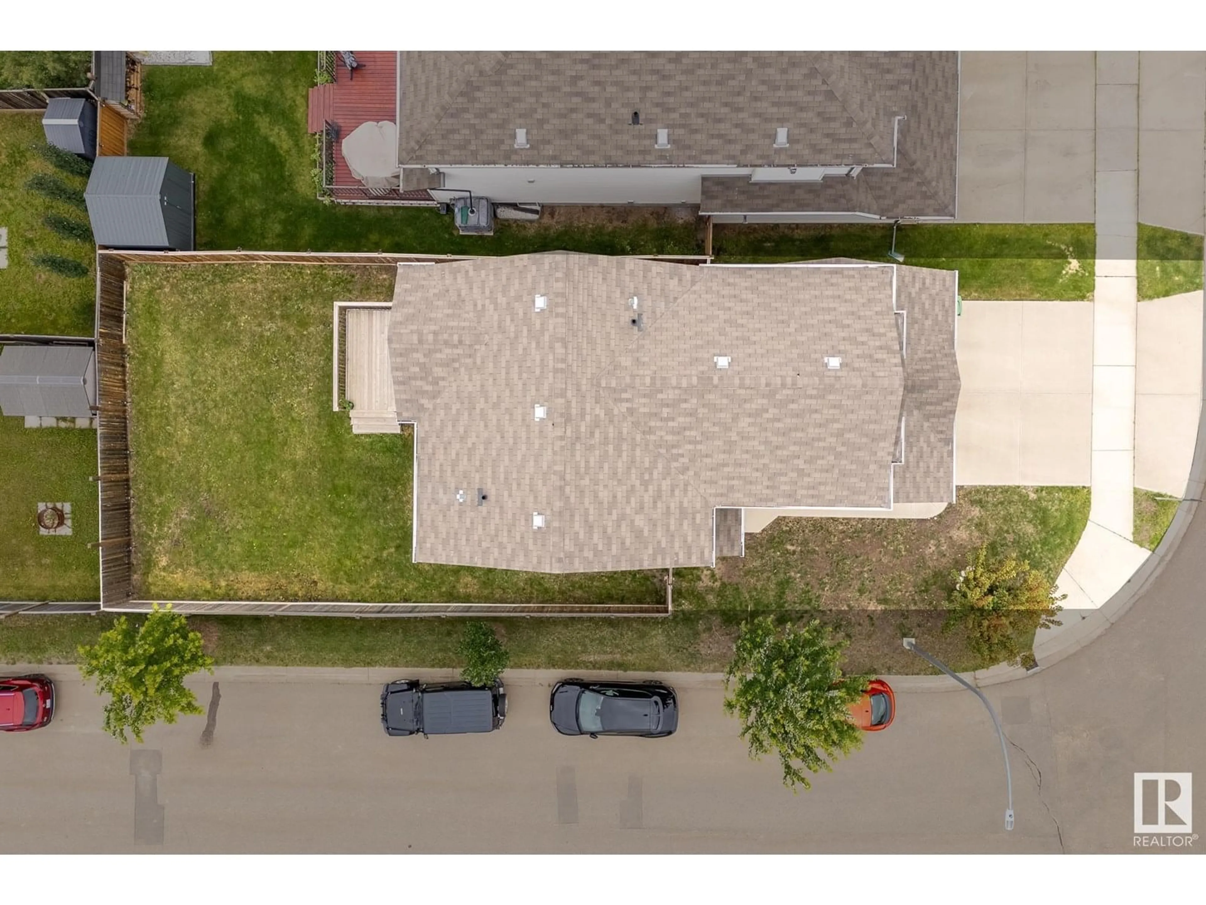 A pic from outside/outdoor area/front of a property/back of a property/a pic from drone, street for 70 NAVAJO LN, Fort Saskatchewan Alberta T8L0K6