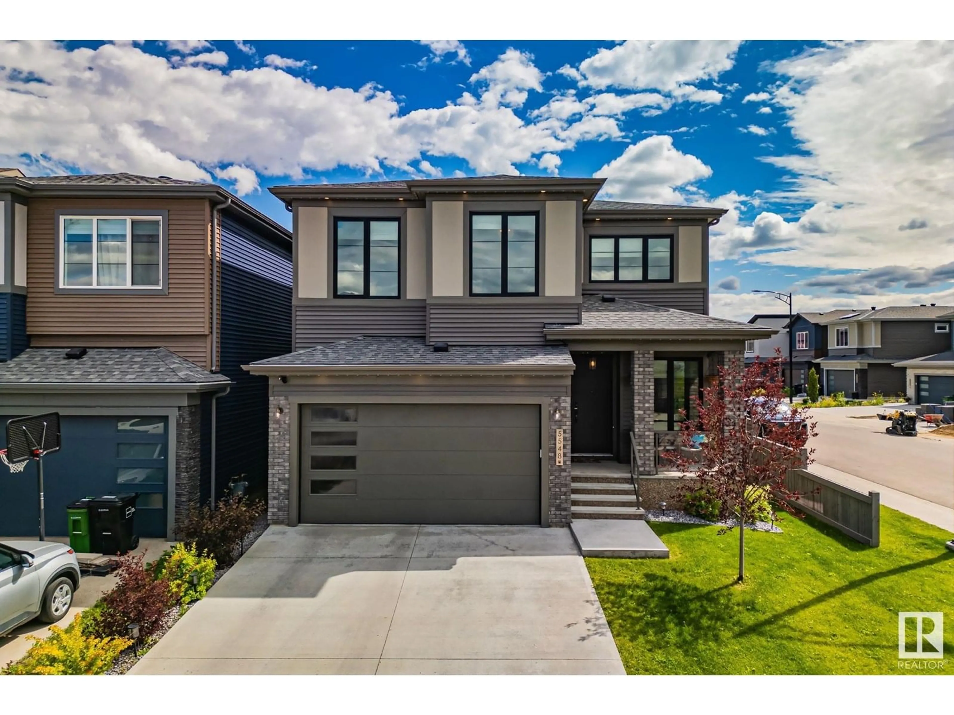 Home with brick exterior material, street for 5548 KOOTOOK DR, Edmonton Alberta T6W4W1