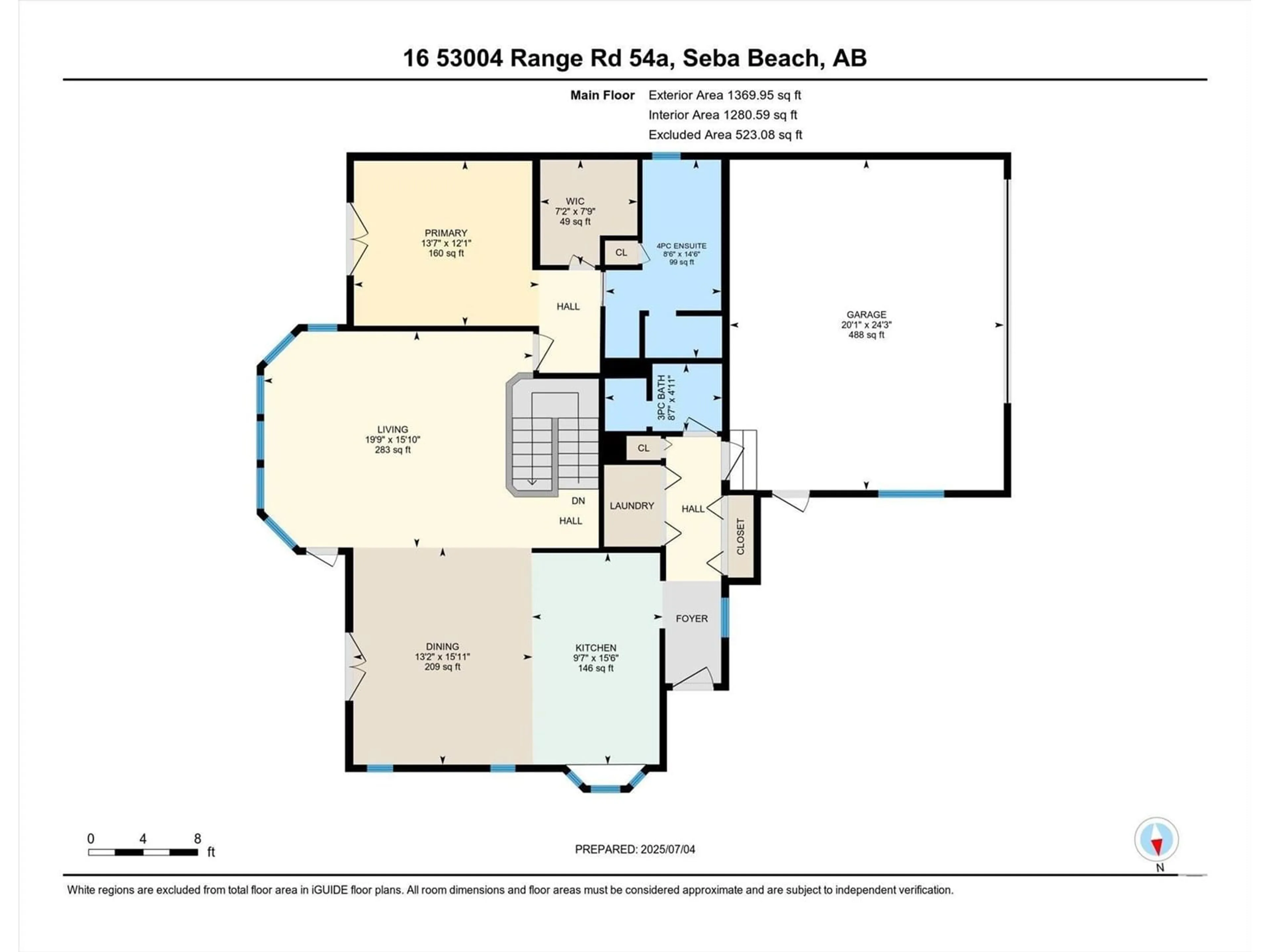 Floor plan for 16 53004 RGE ROAD 54A, Rural Parkland County Alberta T0E0B0