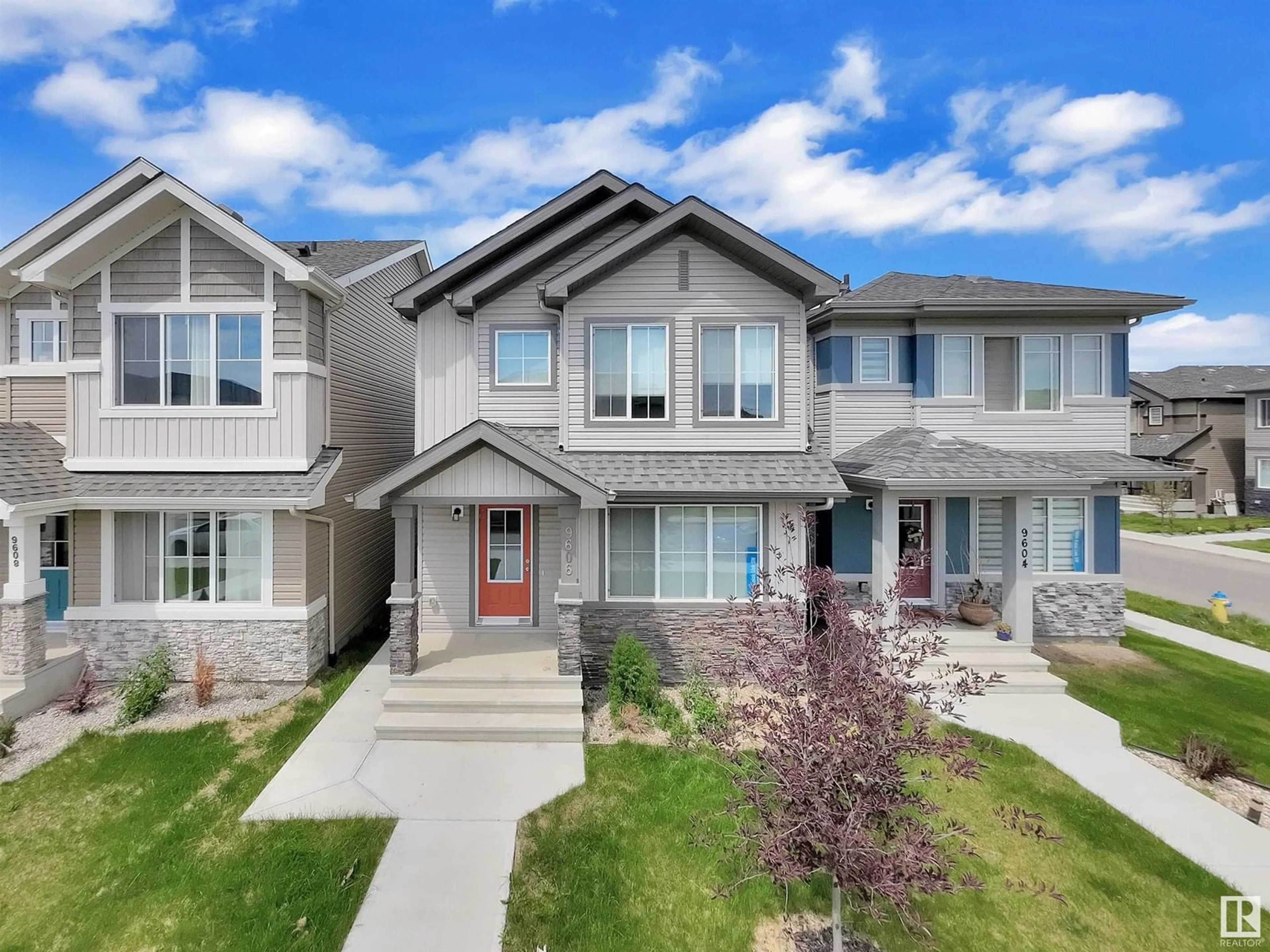 Home with vinyl exterior material, street for SW - 9606 COLAK LINK LI, Edmonton Alberta T6W5B6
