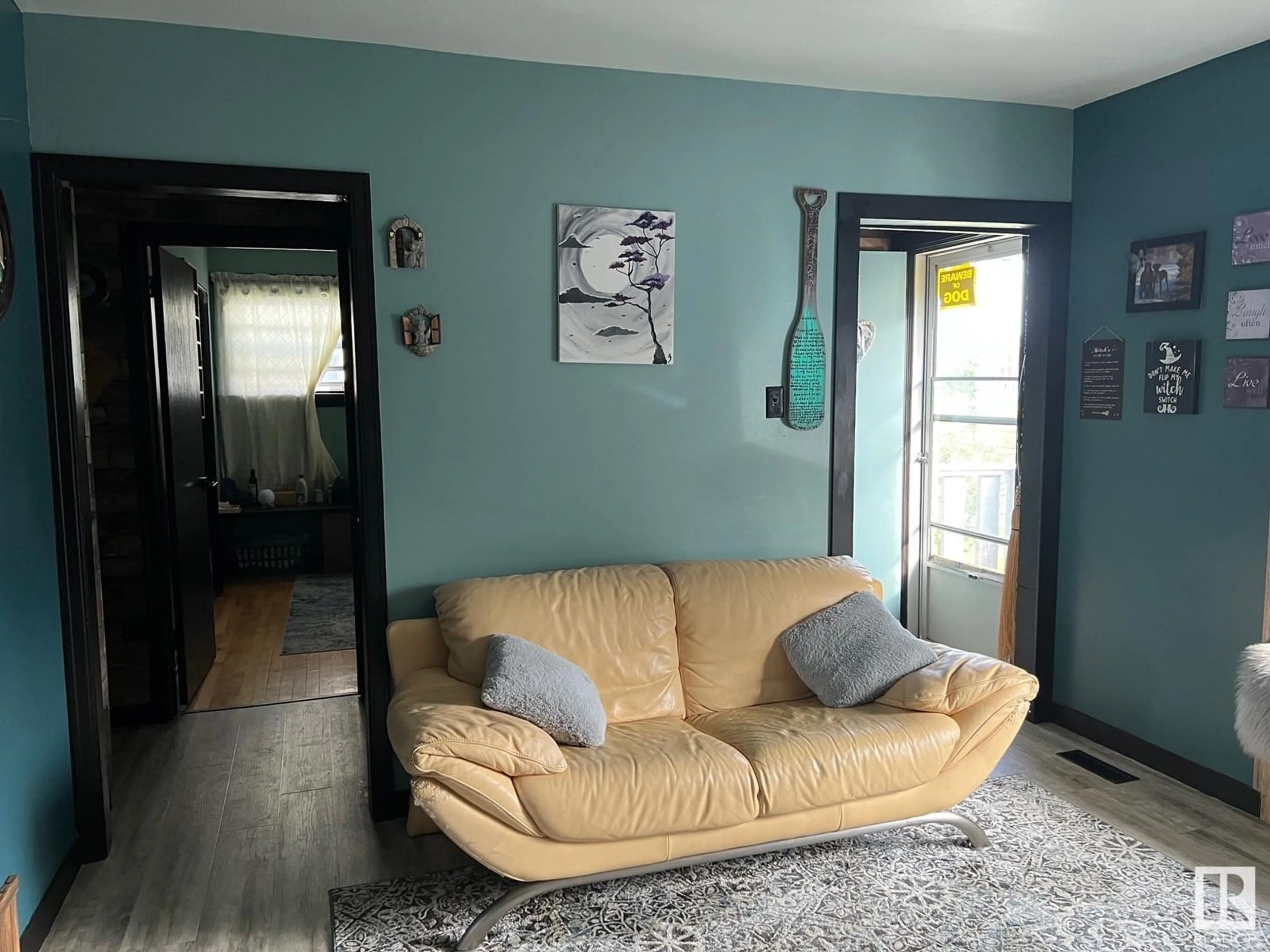 Living room with furniture, unknown for 4832 50 AV, Chipman Alberta T0B0W0