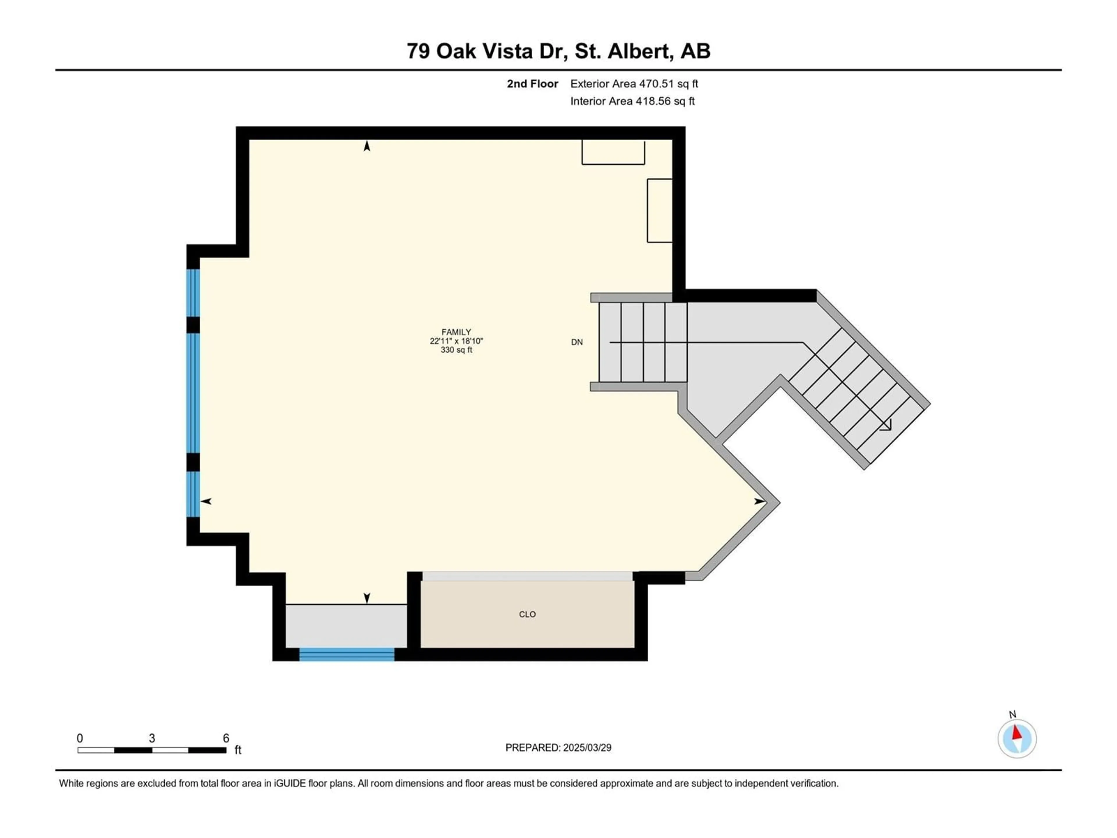 Floor plan for 79 OAK VISTA DR, St. Albert Alberta T8N3K4