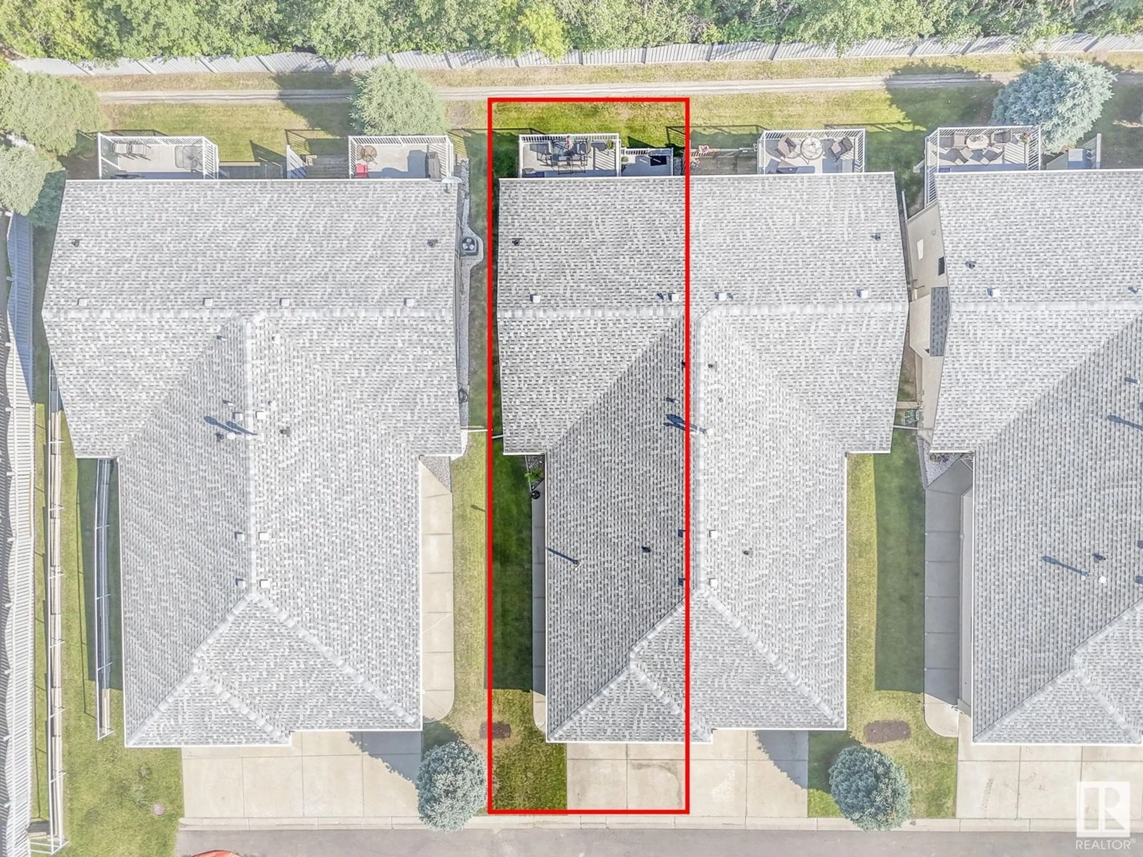 A pic from outside/outdoor area/front of a property/back of a property/a pic from drone, building for 6550 158 AV, Edmonton Alberta T5X2S7