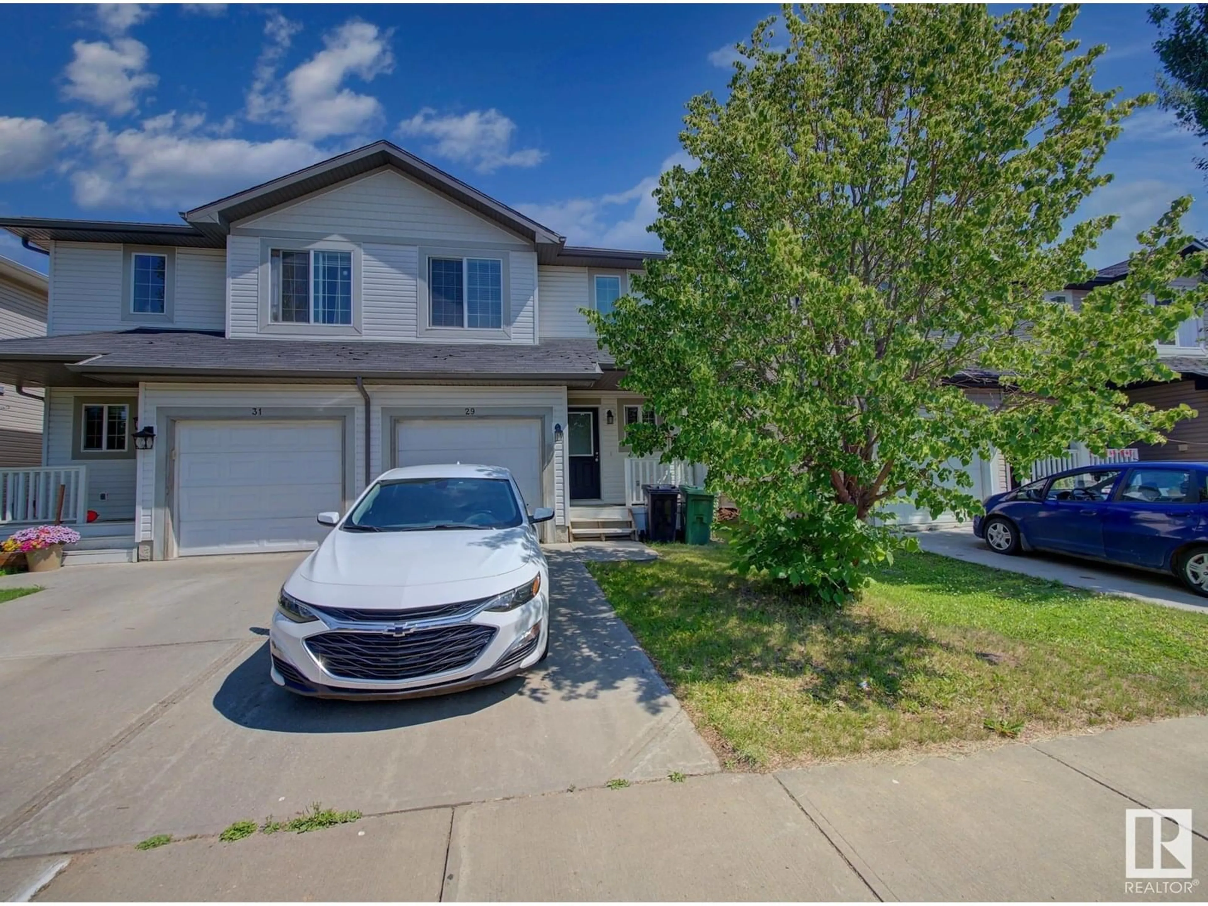 A pic from outside/outdoor area/front of a property/back of a property/a pic from drone, street for 29 RED CANYON WY, Fort Saskatchewan Alberta T8L0E8