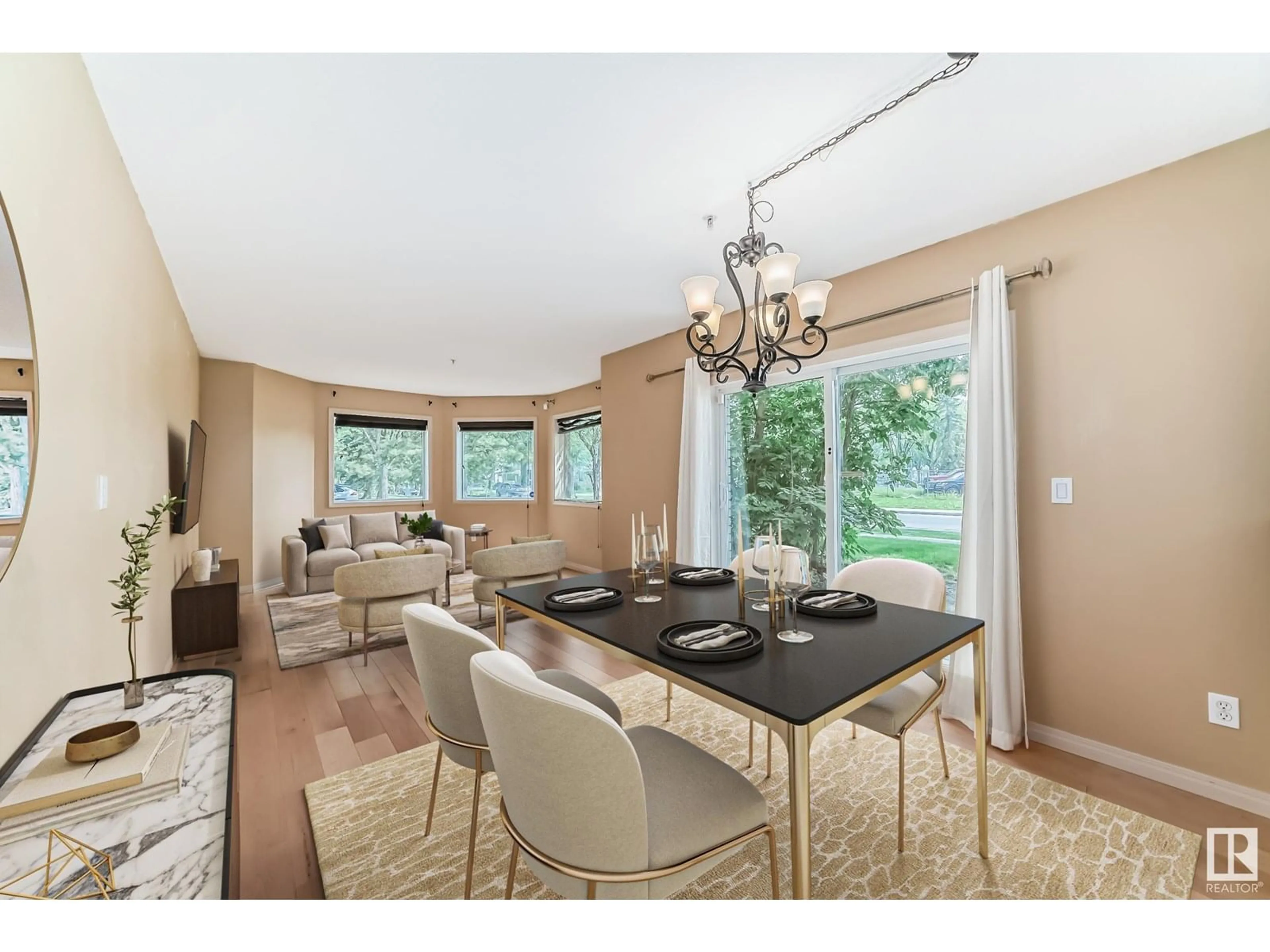 Dining room, unknown for #101 - 11408 108 AV, Edmonton Alberta T5H4R5