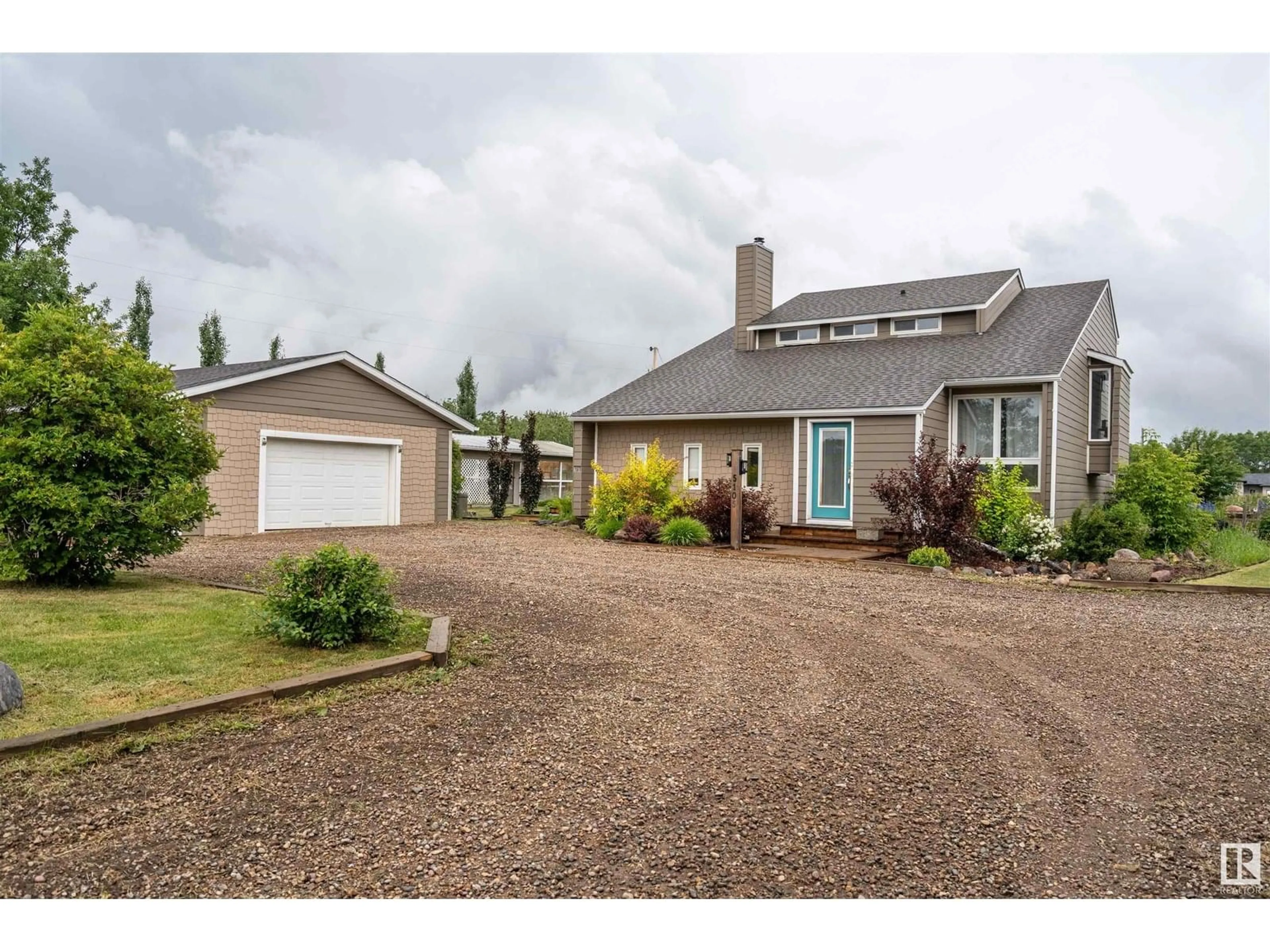 A pic from outside/outdoor area/front of a property/back of a property/a pic from drone, street for 5105 50 ST, Cherry Grove Alberta T0A0T0
