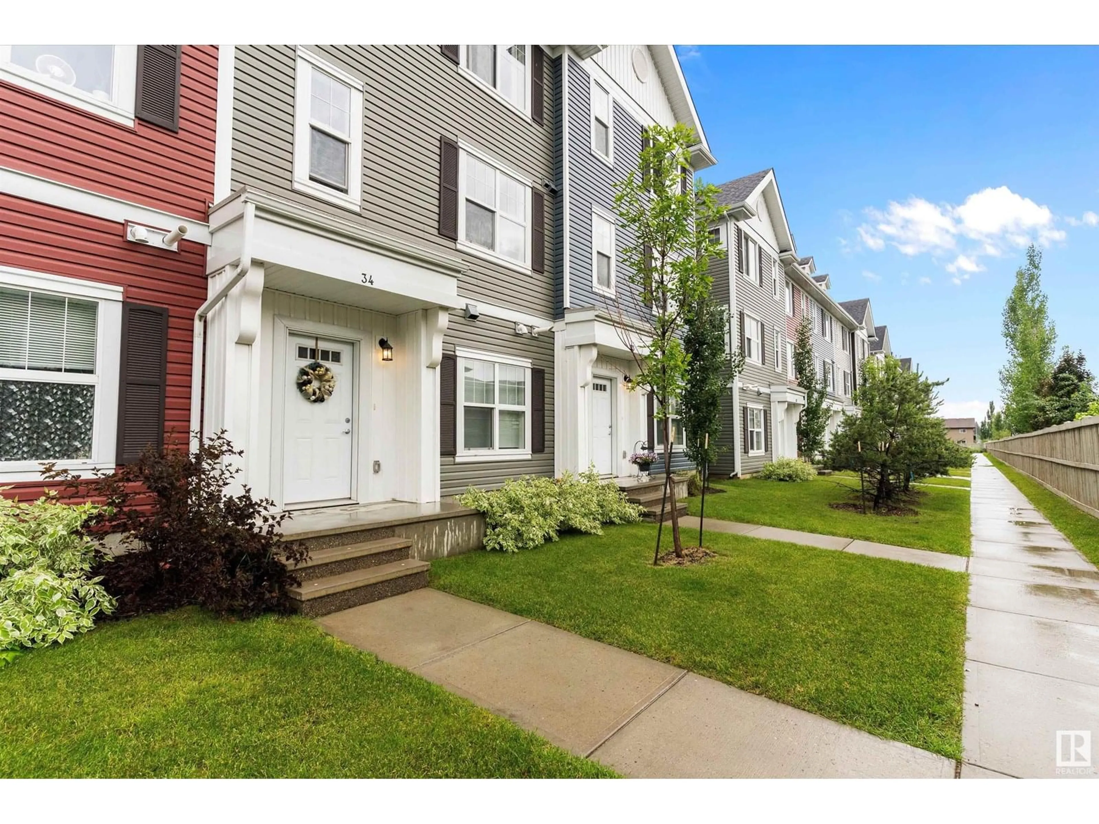 Patio, street for 34 - 903 CRYSTALLINA NERA WY, Edmonton Alberta T5Z0N6