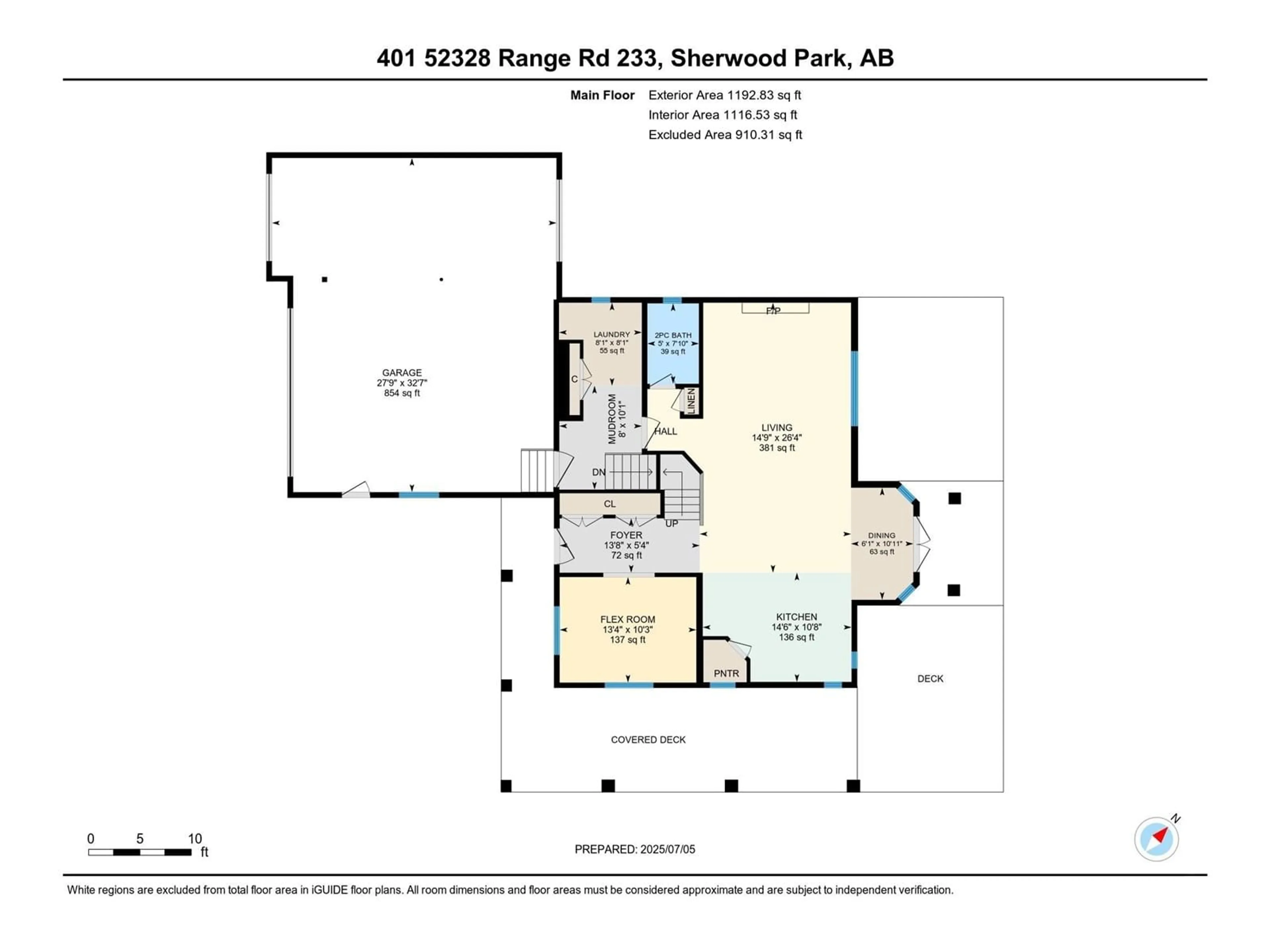 Floor plan for 52328 - 401 RGE ROAD 233, Rural Strathcona County Alberta T8B0A2