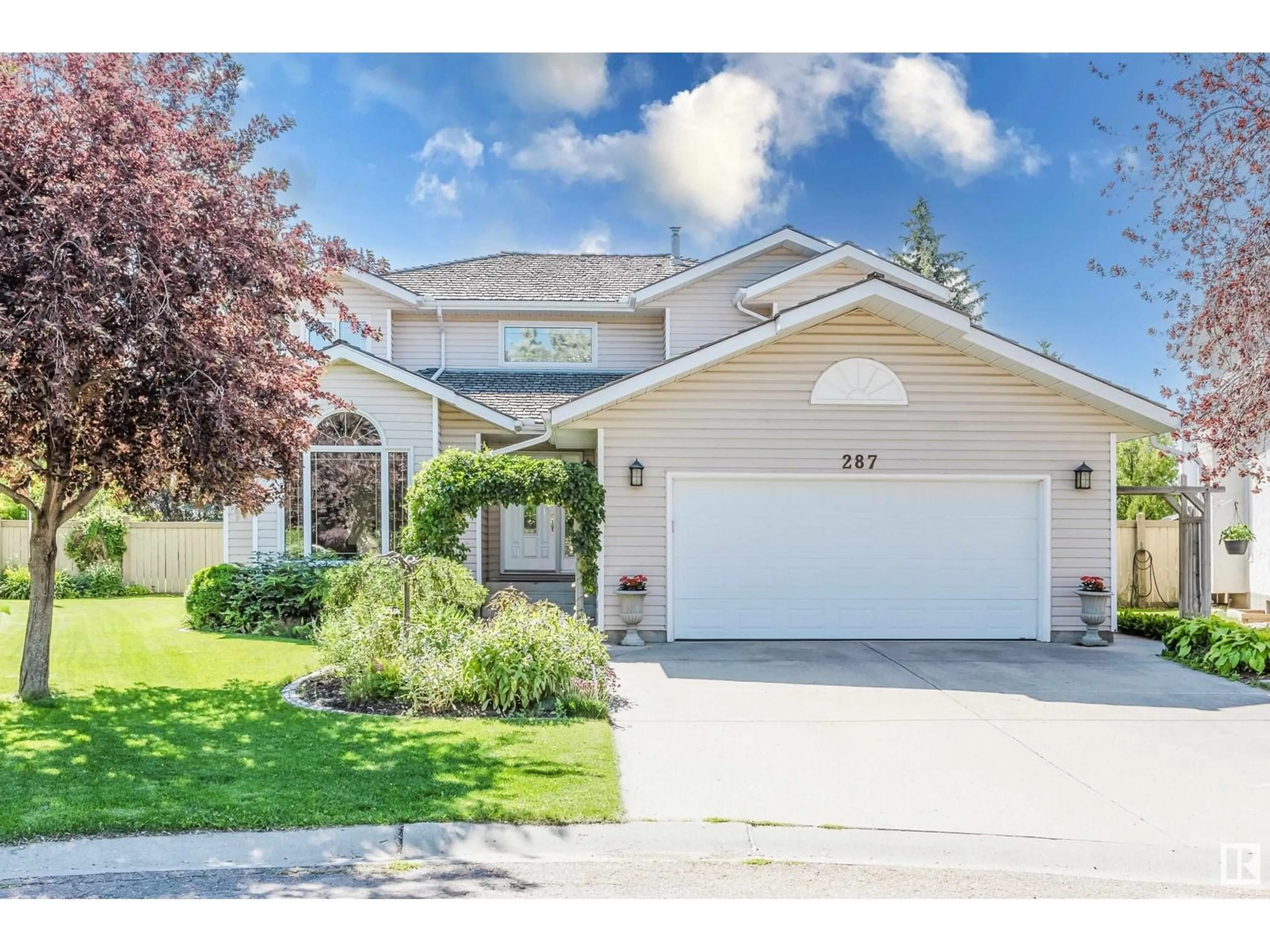 Home with vinyl exterior material, street for 287 BULYEA RD, Edmonton Alberta T6R1R7