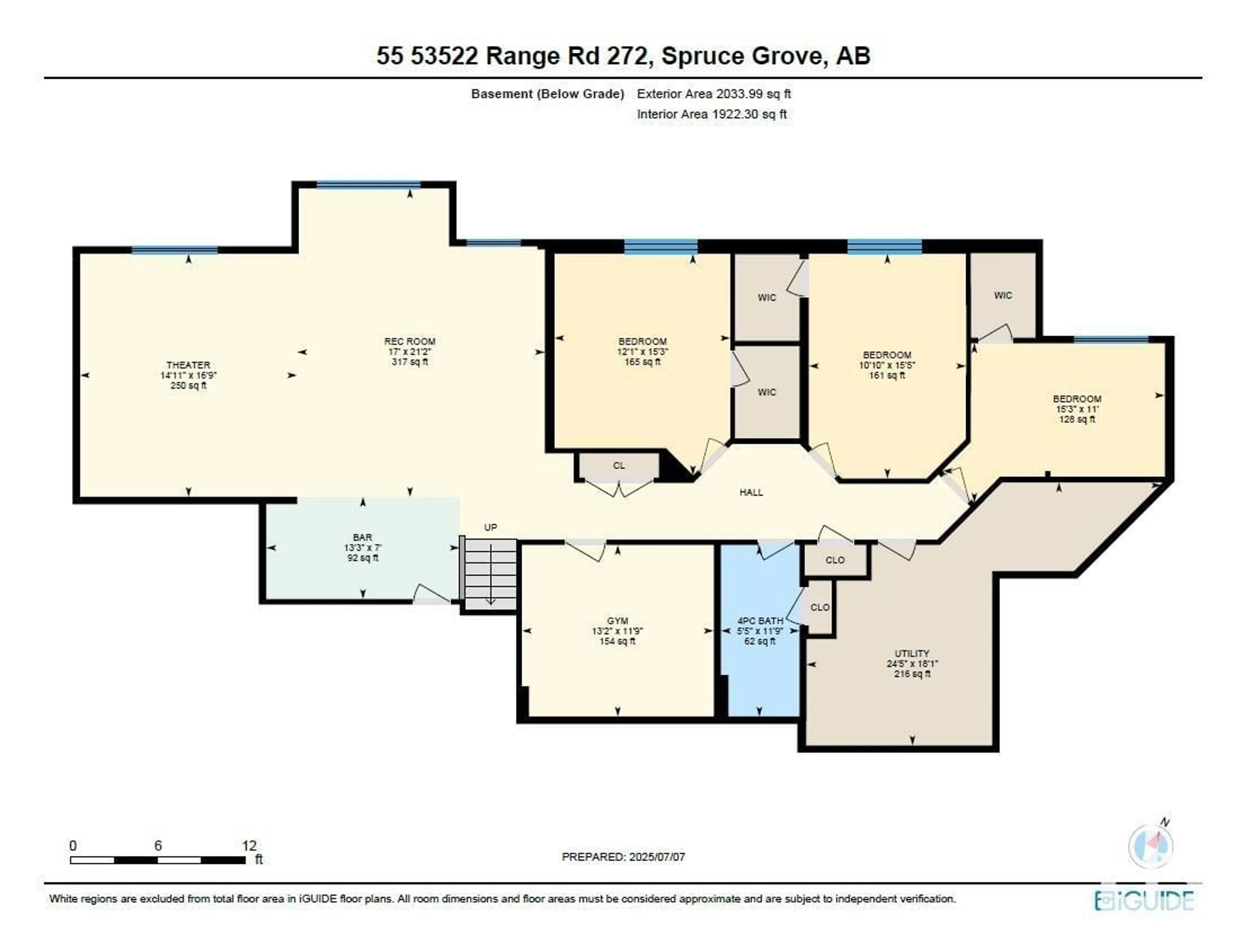 Floor plan for 55 53522 RGE ROAD 272, Rural Parkland County Alberta T7X2N3