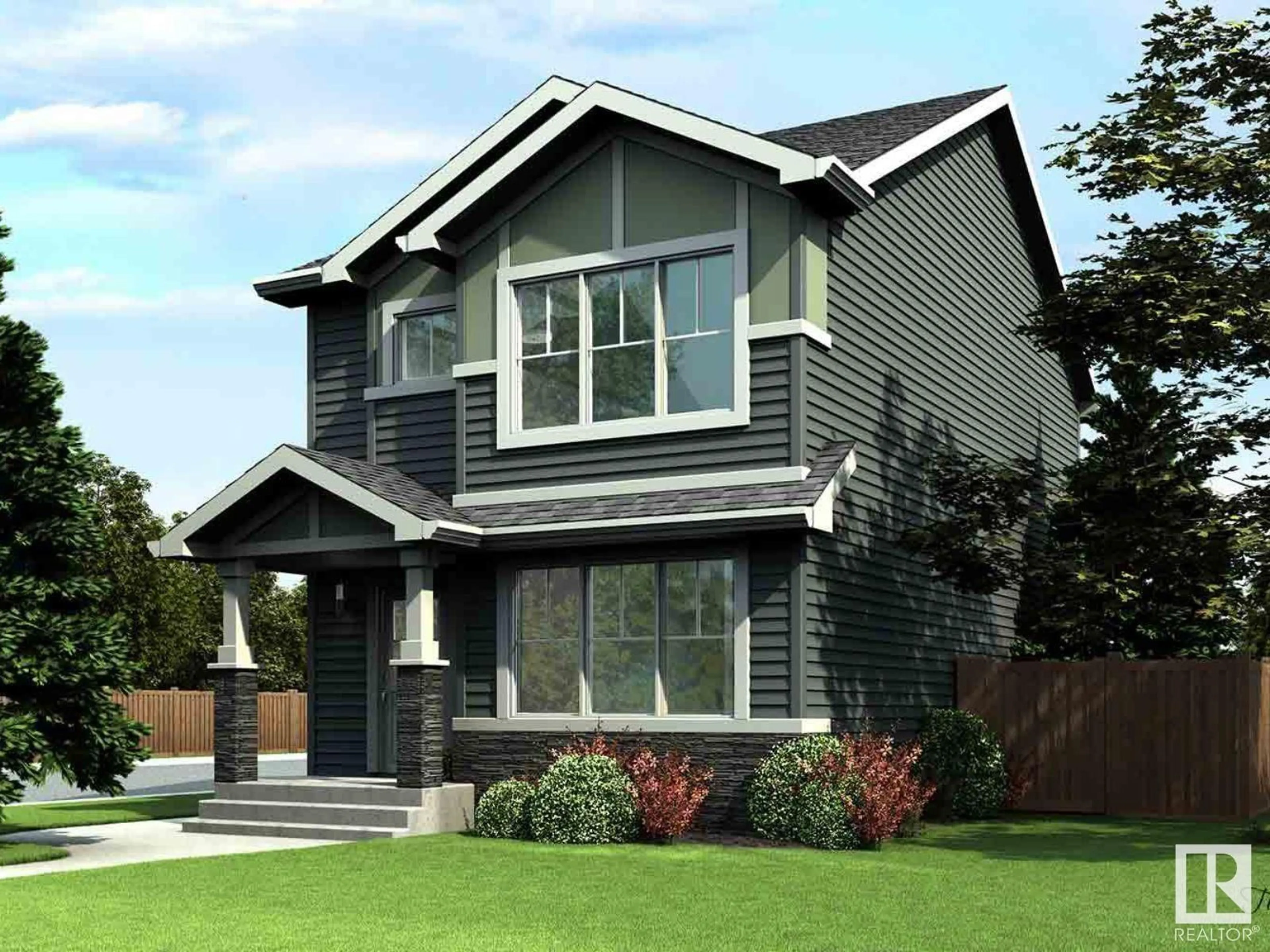 Home with vinyl exterior material, street for NW - 2036 191 ST, Edmonton Alberta T6M3E8