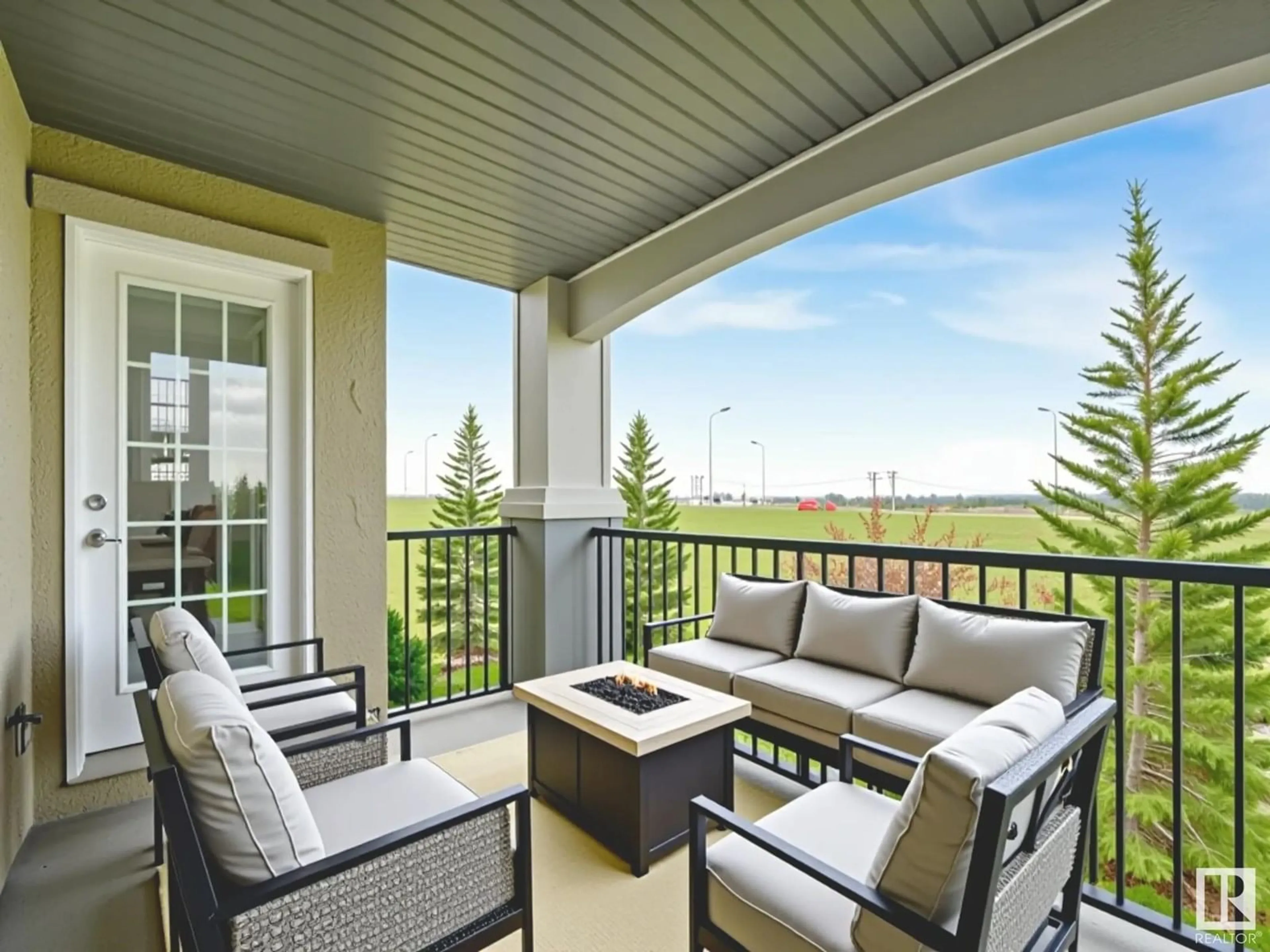 Patio, water/lake/river/ocean view for #304 - 636 MCALLISTER LO, Edmonton Alberta T6W1N4