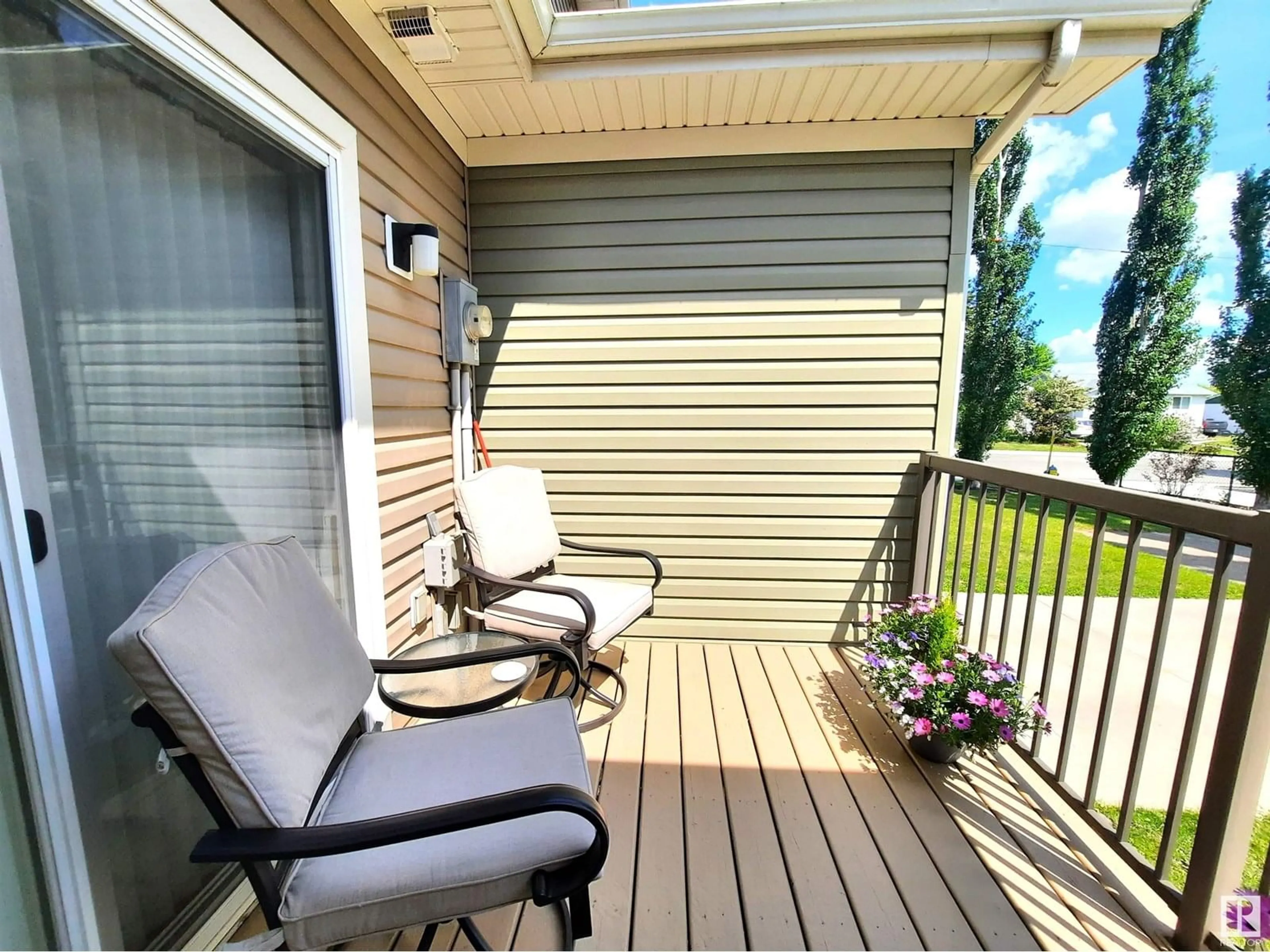 Patio, water/lake/river/ocean view for #7 - 300 QUEEN ST, Spruce Grove Alberta T7X2J1