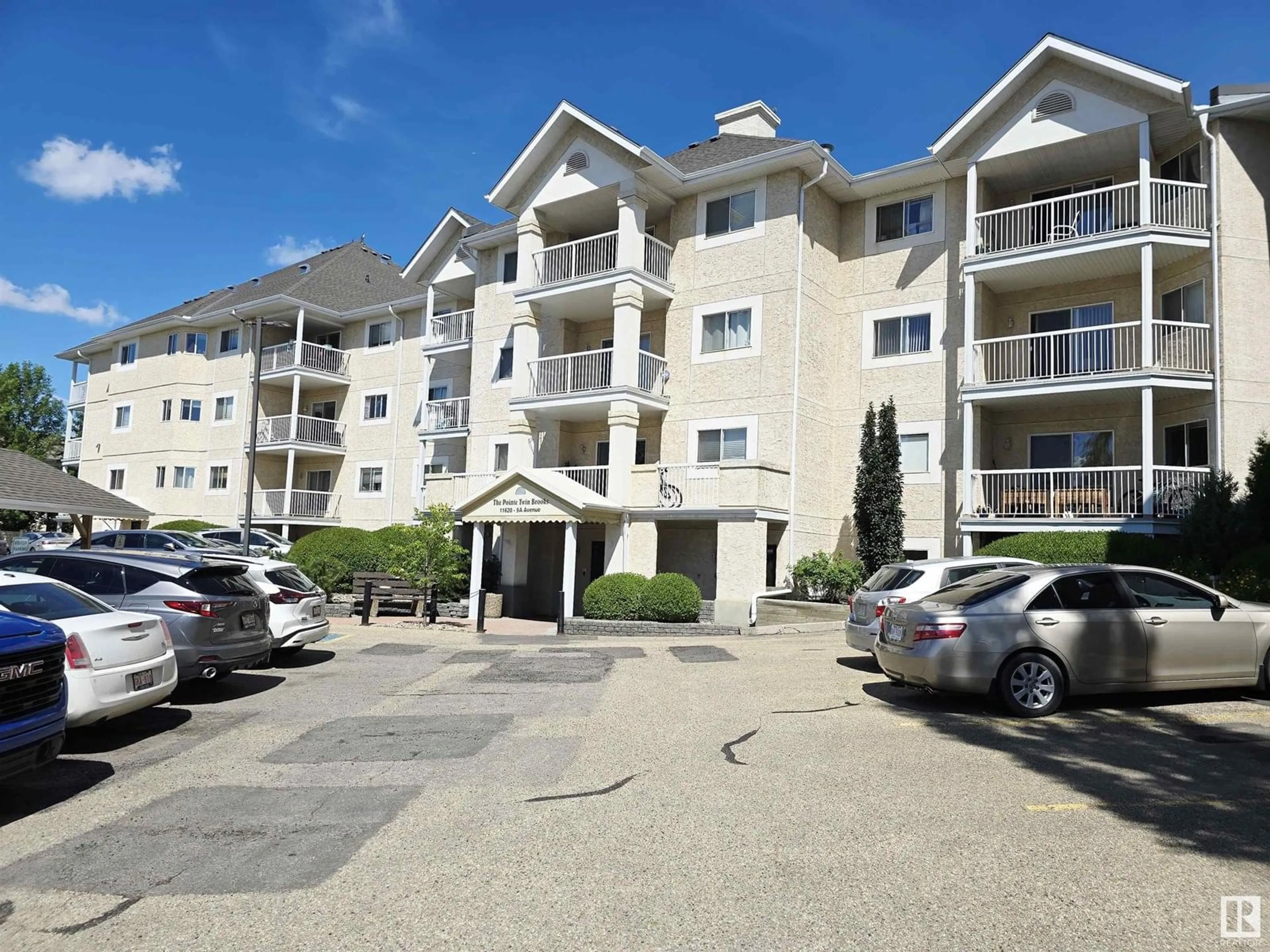 A pic from outside/outdoor area/front of a property/back of a property/a pic from drone, unknown for #111 - 11620 9A AV, Edmonton Alberta T6J7B4