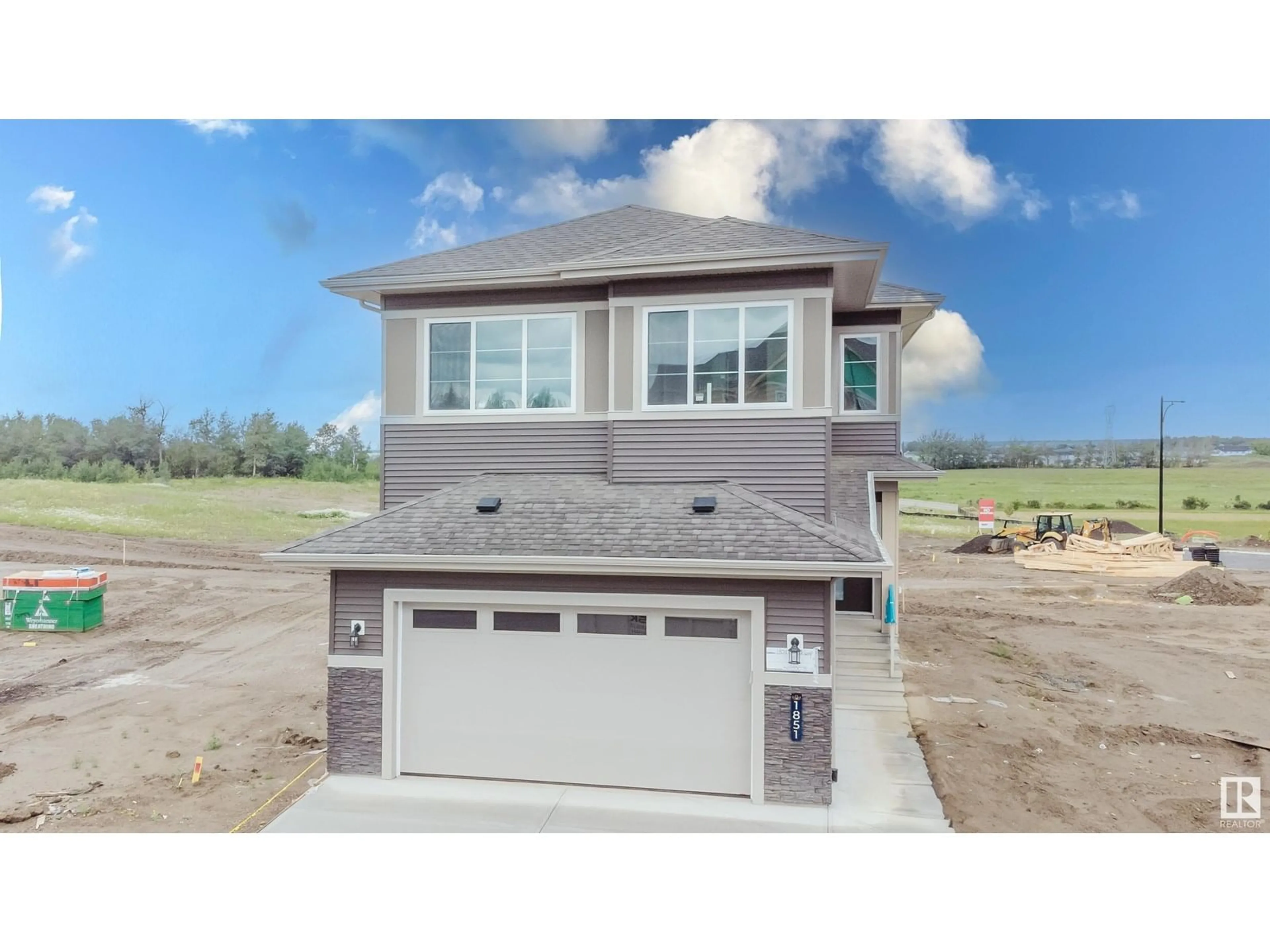Home with vinyl exterior material, unknown for NW - 1851 CROSSBILL LO, Edmonton Alberta T5S0S6