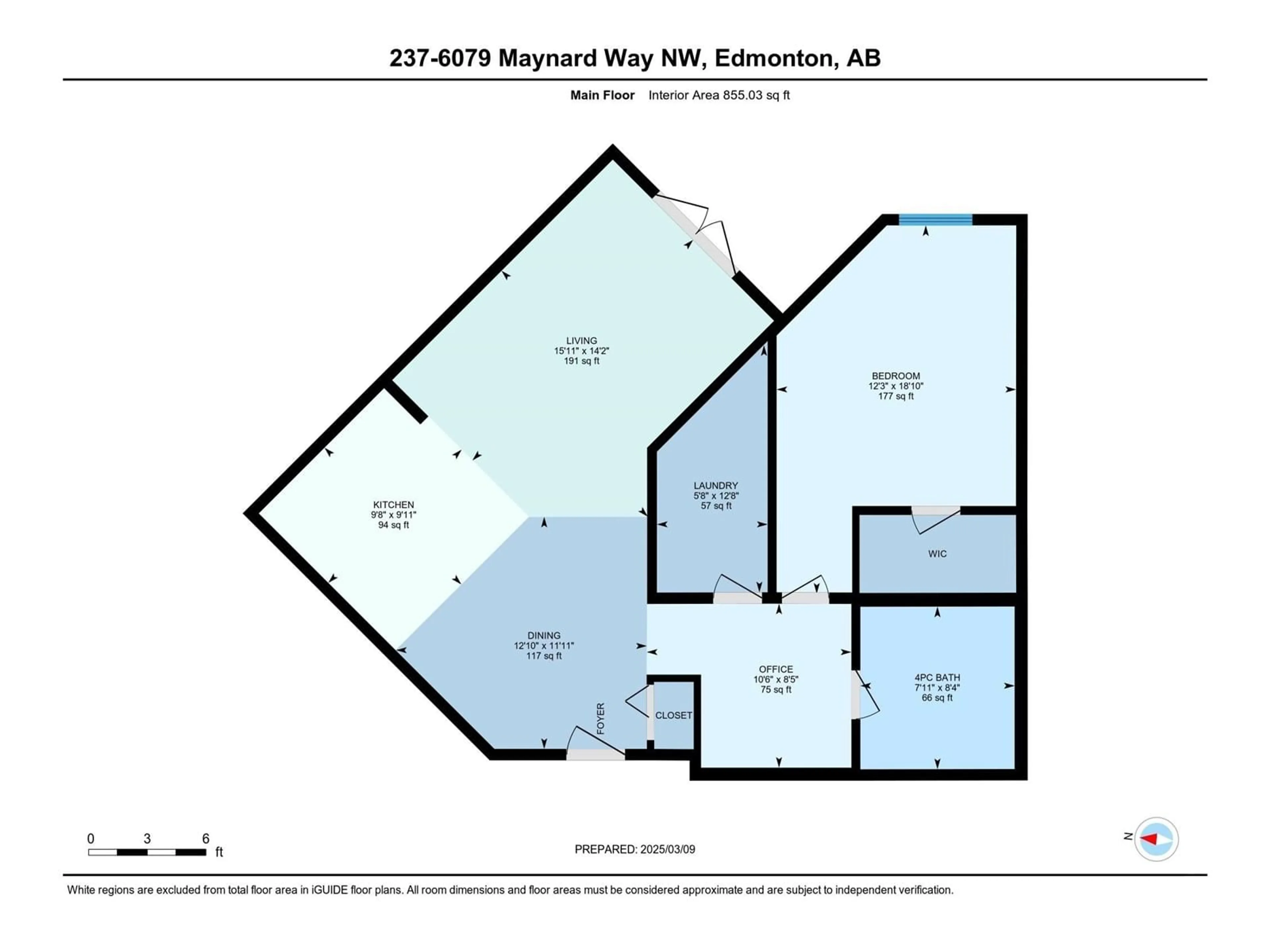 Floor plan for 6079 MAYNARD WY, Edmonton Alberta T6R0S5