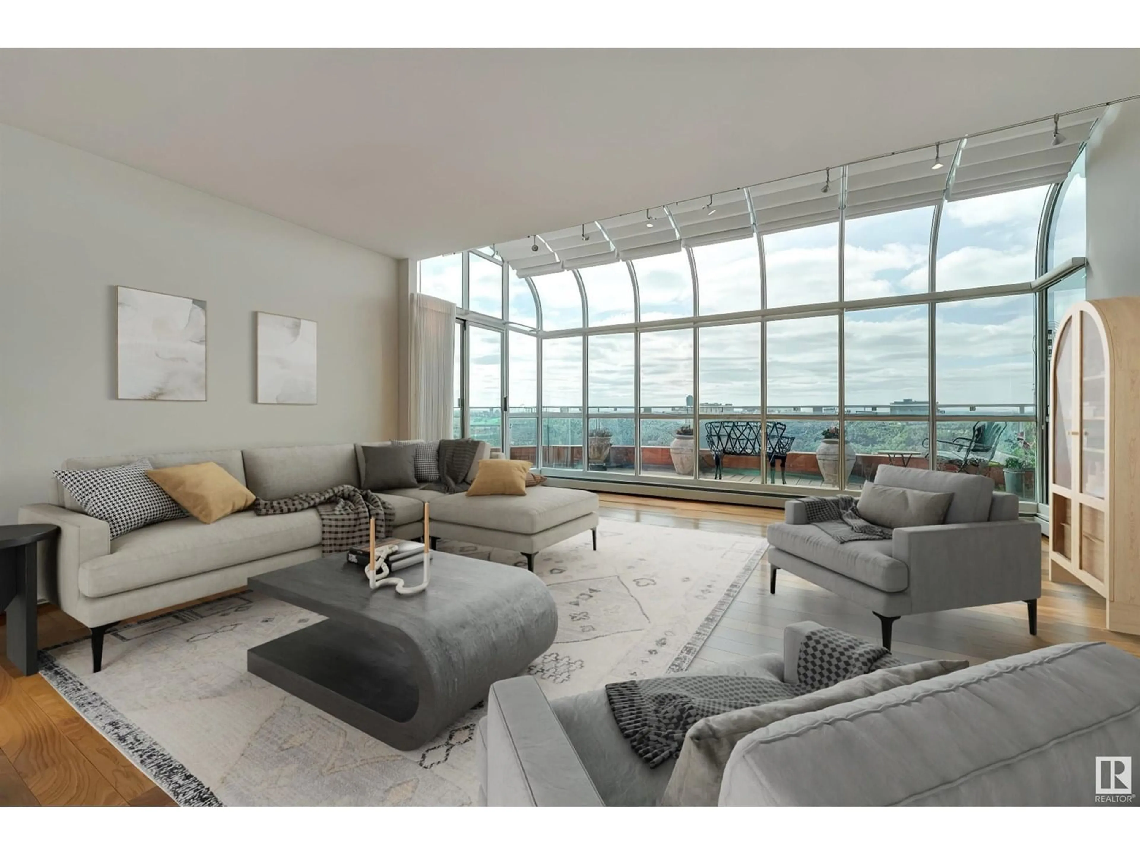 Living room with furniture, unknown for 1701 119 ST, Edmonton Alberta T5K1Y8
