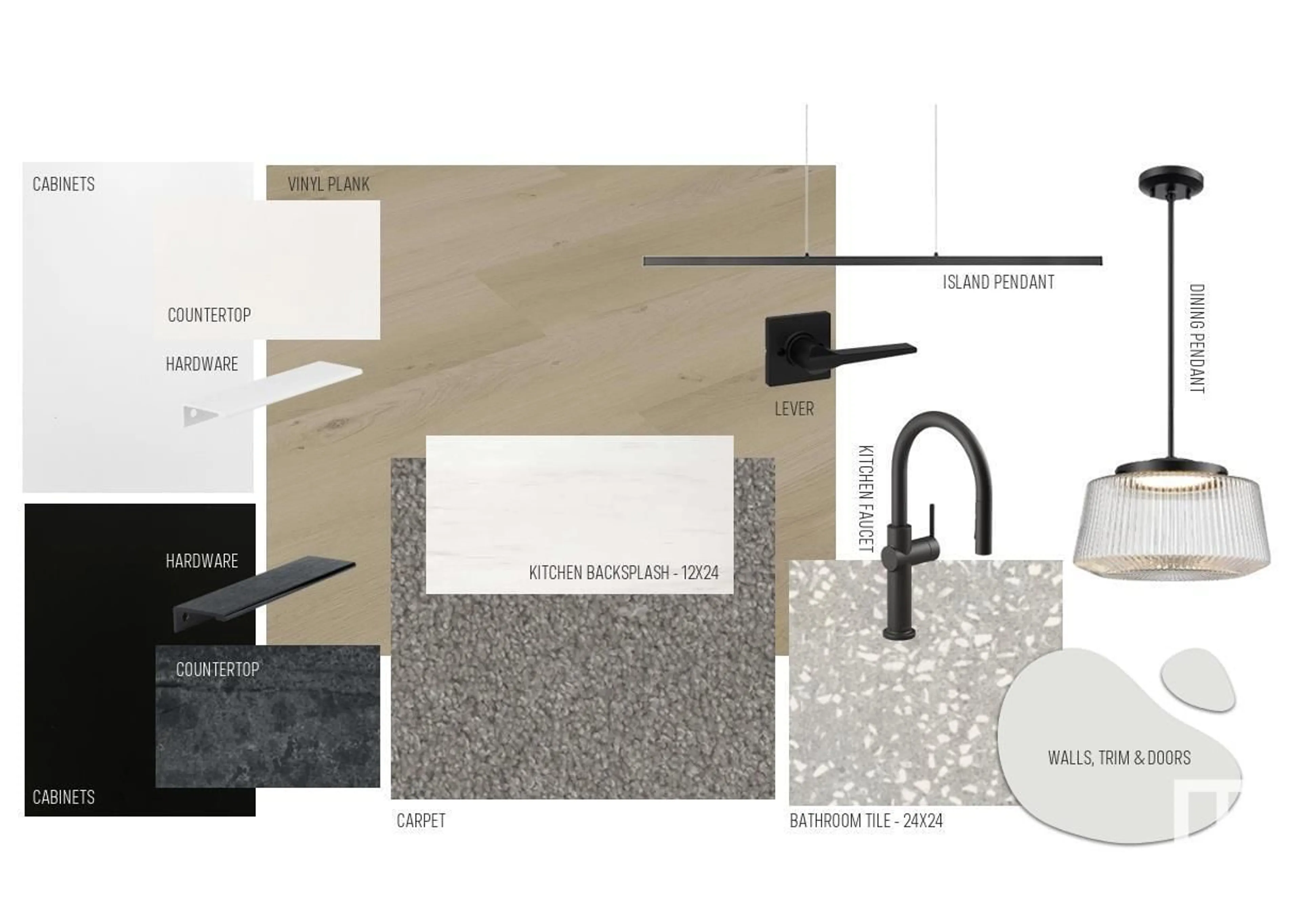 Contemporary kitchen, ceramic/tile floor for 423 33 ST, Edmonton Alberta T6X3C9